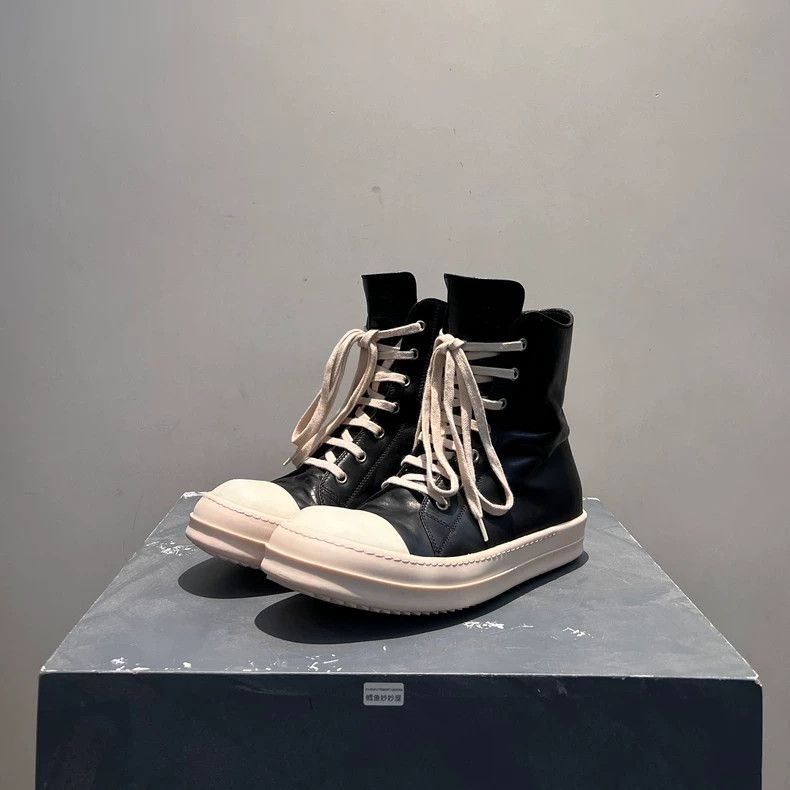 Rick Owens rick owens High top Converse board shoes Size US 7.5 / EU 40-41 - 1 Thumbnail