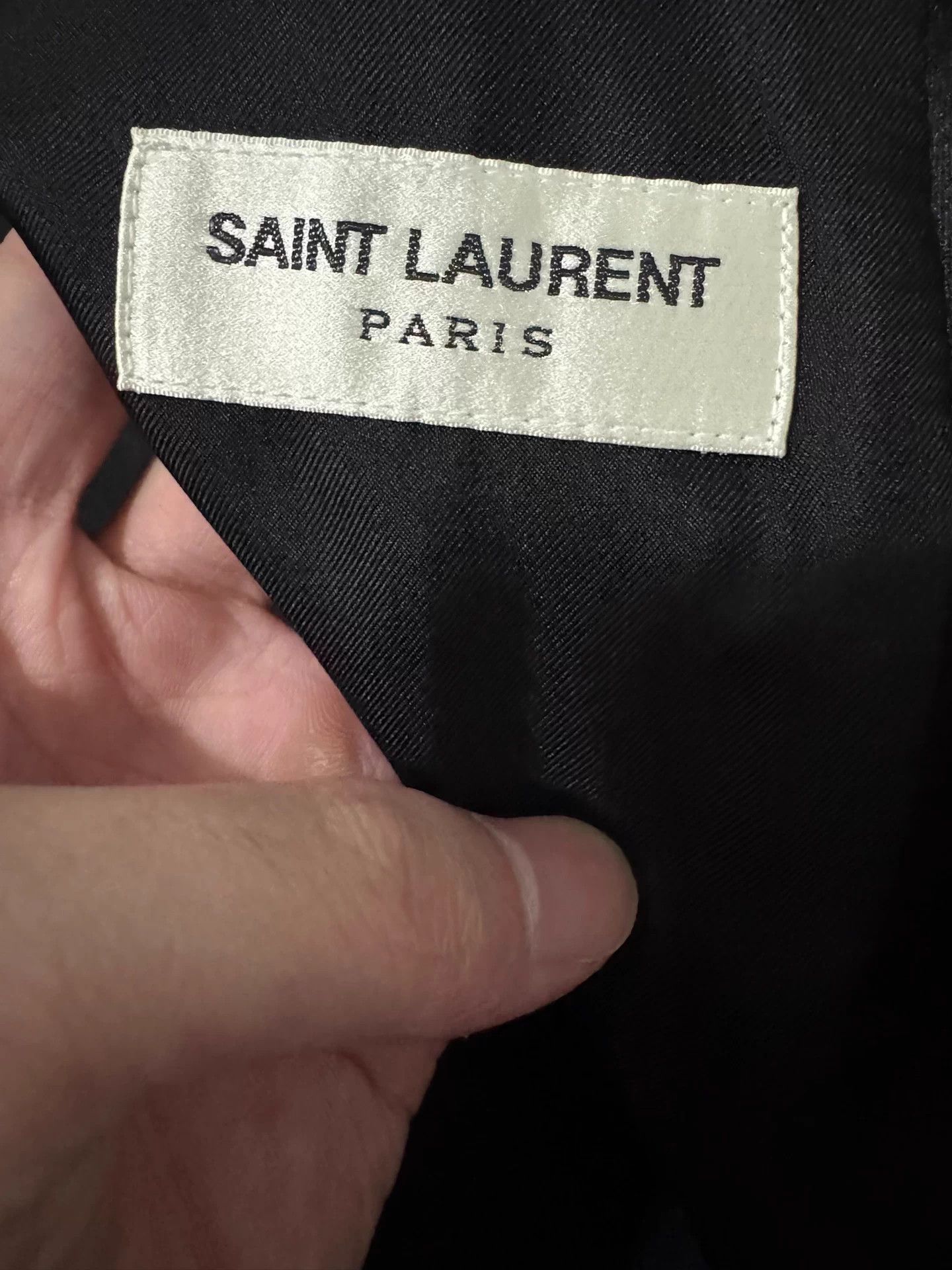 Saint Laurent Paris Saint Laurent SLP 18SS Satin Shawl Collar Tuxedo Suit 48 Size 48L - 8 Thumbnail