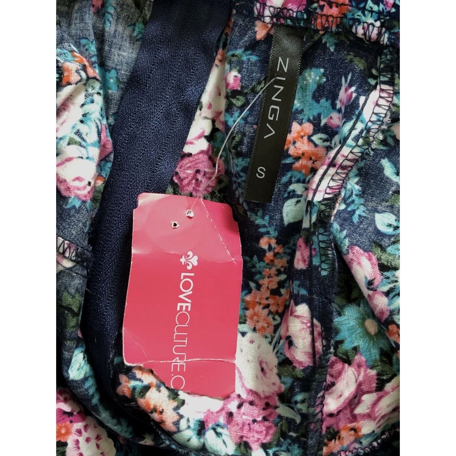Vintage Love Culture NWT Boutique sweetheart romper S Blue Floral Tiered Ruffles Strappy 90s Y2K Womens Small Blue Floral 90s Y2K Romper Size 28" / US 6 / IT 42 - 3 Thumbnail