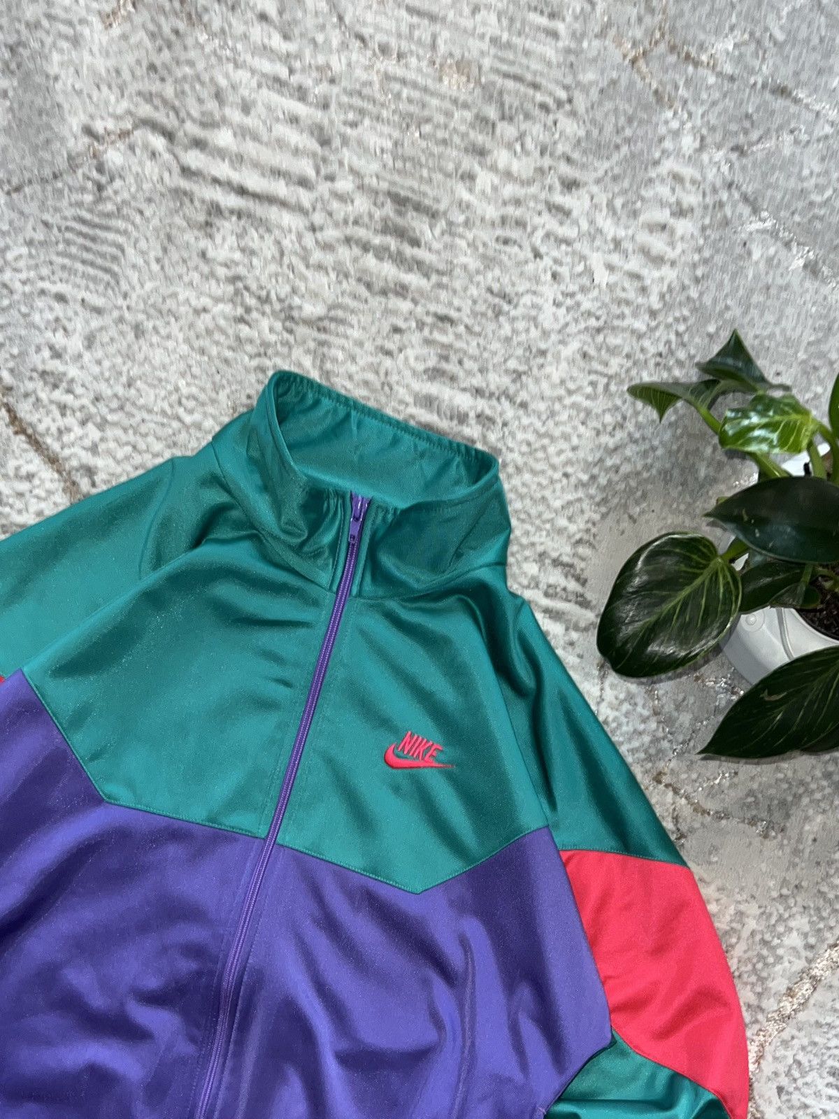 Nike × Vintage NIKE VINTAGE 90S ZIP SWEATSHIRT BOXY FIT Y2K CREWNECK Size US S / EU 44-46 / 1 - 2 Thumbnail