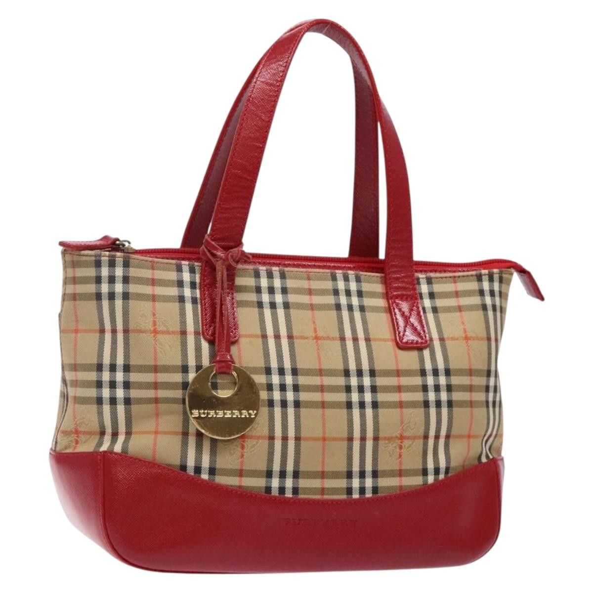 Burberry Burberry Nova Check Handbag Nova Check Canvas Size ONE SIZE - 1 Thumbnail