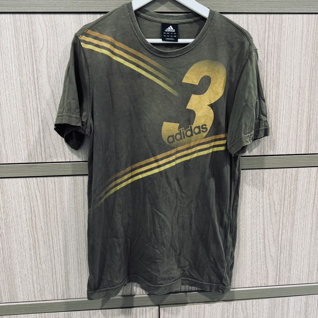 Adidas Vintage 2008 Adidas Big No 3 Size US M / EU 48-50 / 2 - 1 Thumbnail
