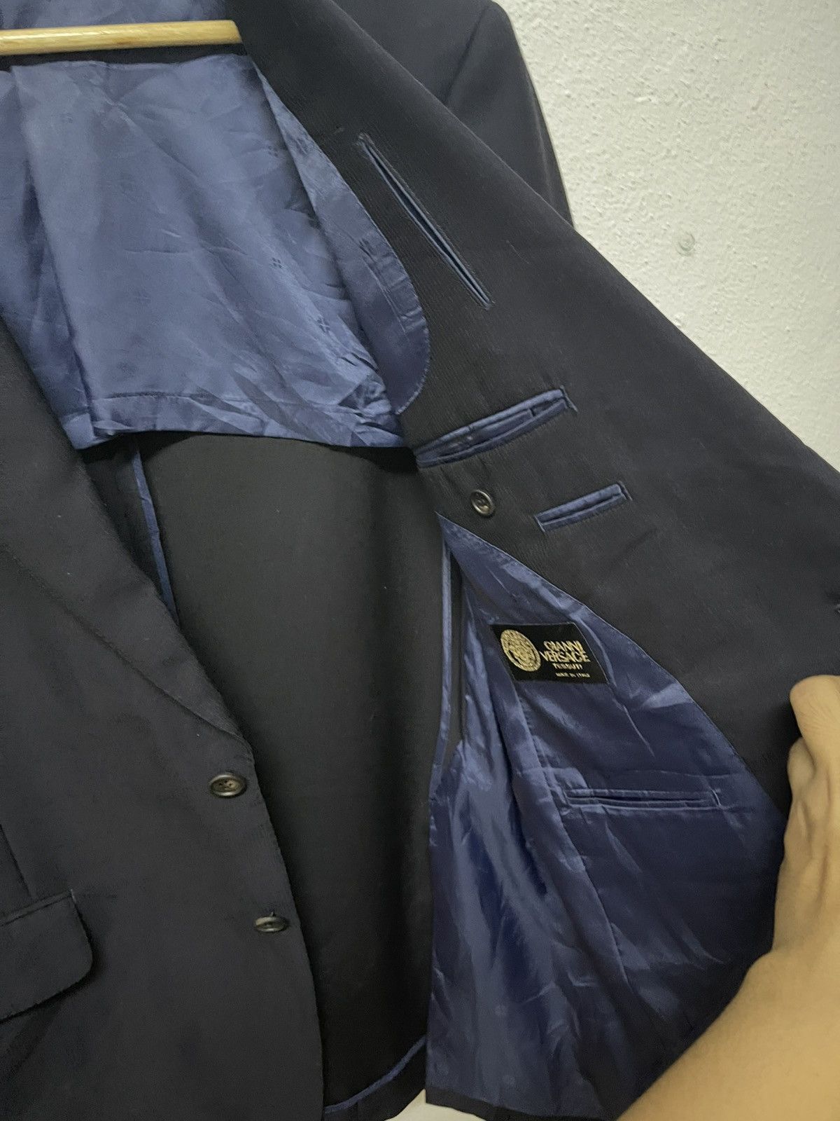 Versace VINTAGE GIANNI VERSACE DOUBLE BREAST BLAZZER Size 38L - 12 Thumbnail