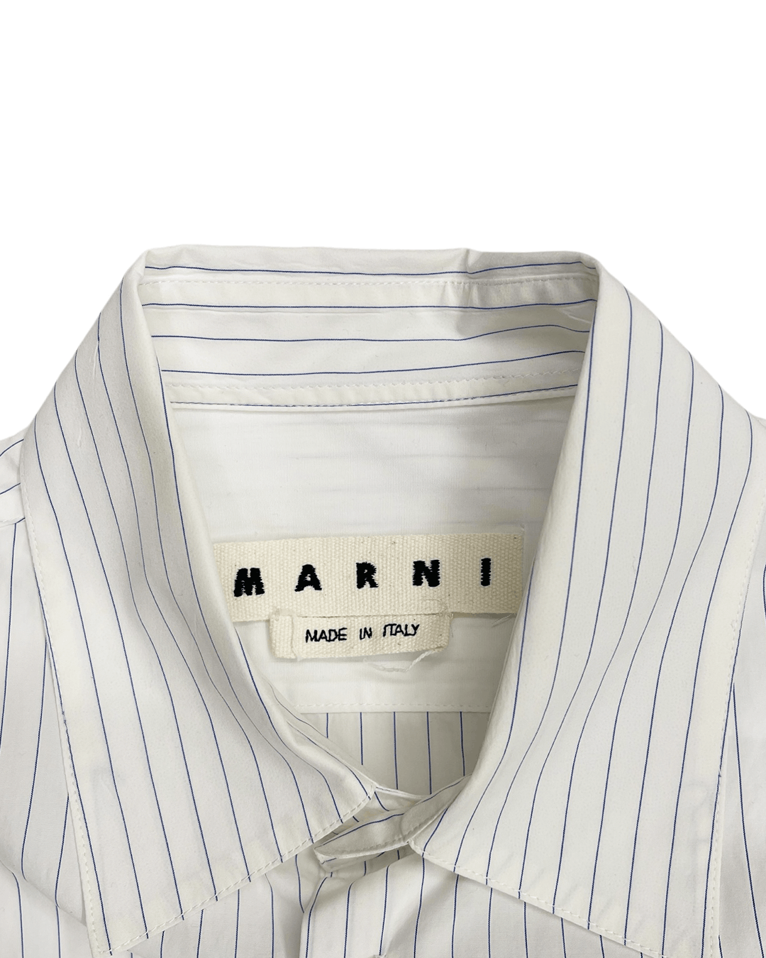 Marni Marni AW19 White Classic Striped Shirt Size XL / US 12-14 / IT 48-50 - 8 Thumbnail