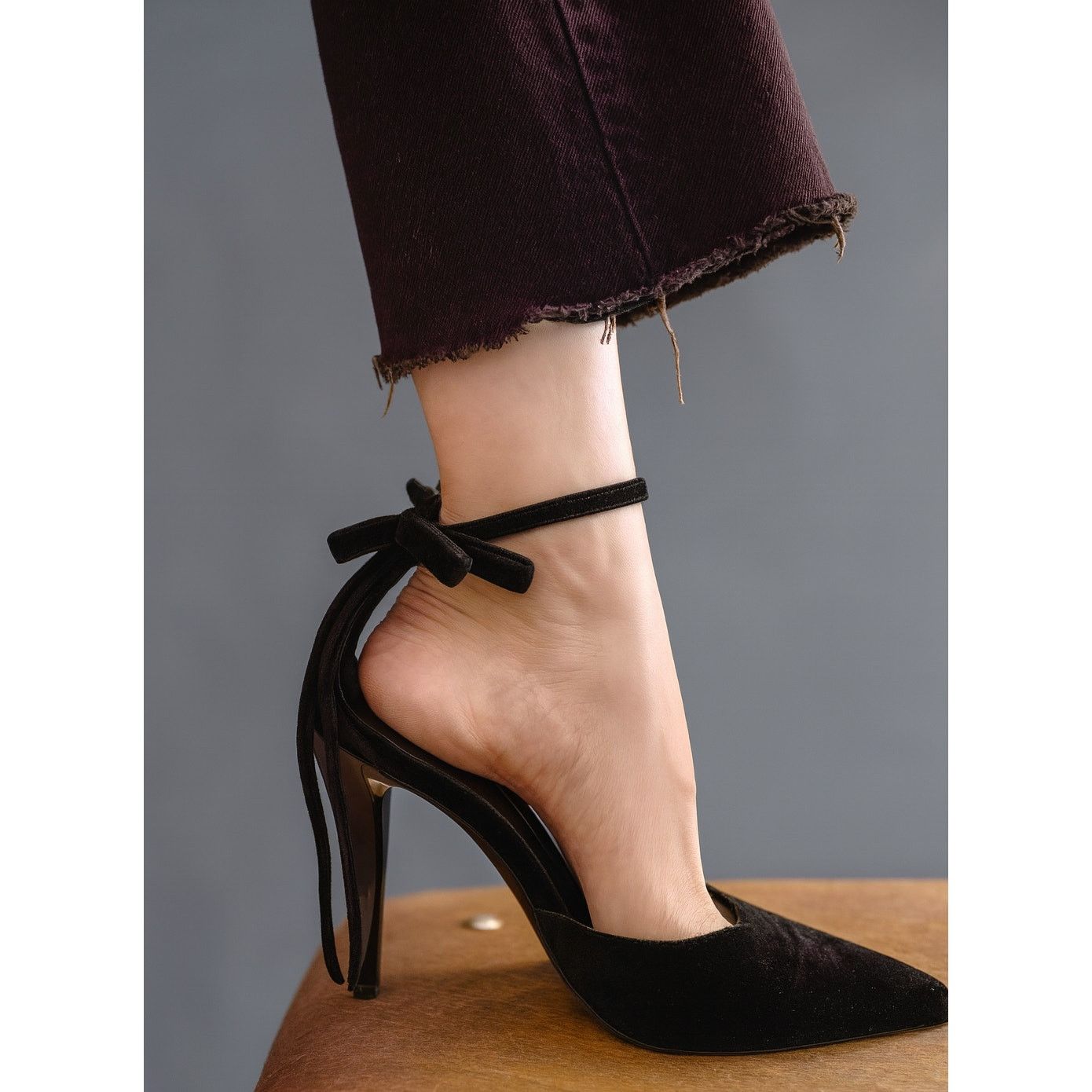 Zara ZARA Black Bow Pointed Heels NWT (Size 9) Size US 9 / IT 39 - 4 Thumbnail