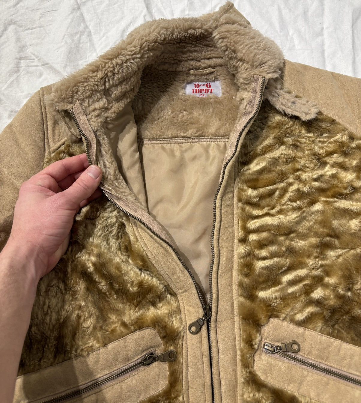 Vintage Vintage faux fur astro jacket Size S / US 4 / IT 40 - 6 Thumbnail
