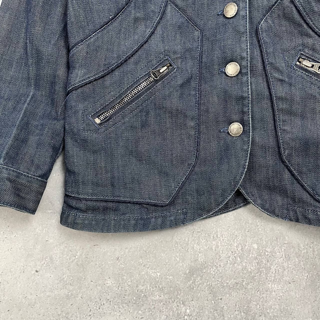 Stella McCartney Vintage 2000s Stella McCartney for H&M Denim Jacket Women’s Size XS / US 0-2 / IT 36-38 - 9 Thumbnail