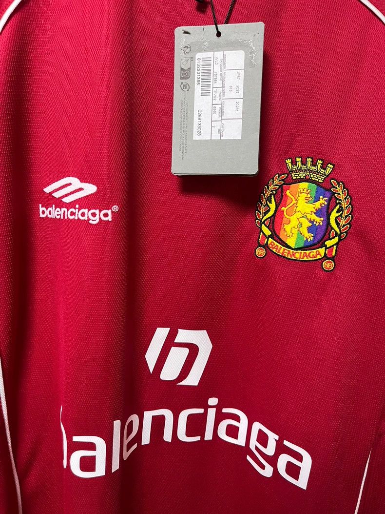 Balenciaga Balenciaga Colored Red Manchester United Jersey Short Slee Size US S / EU 44-46 / 1 - 2 Thumbnail