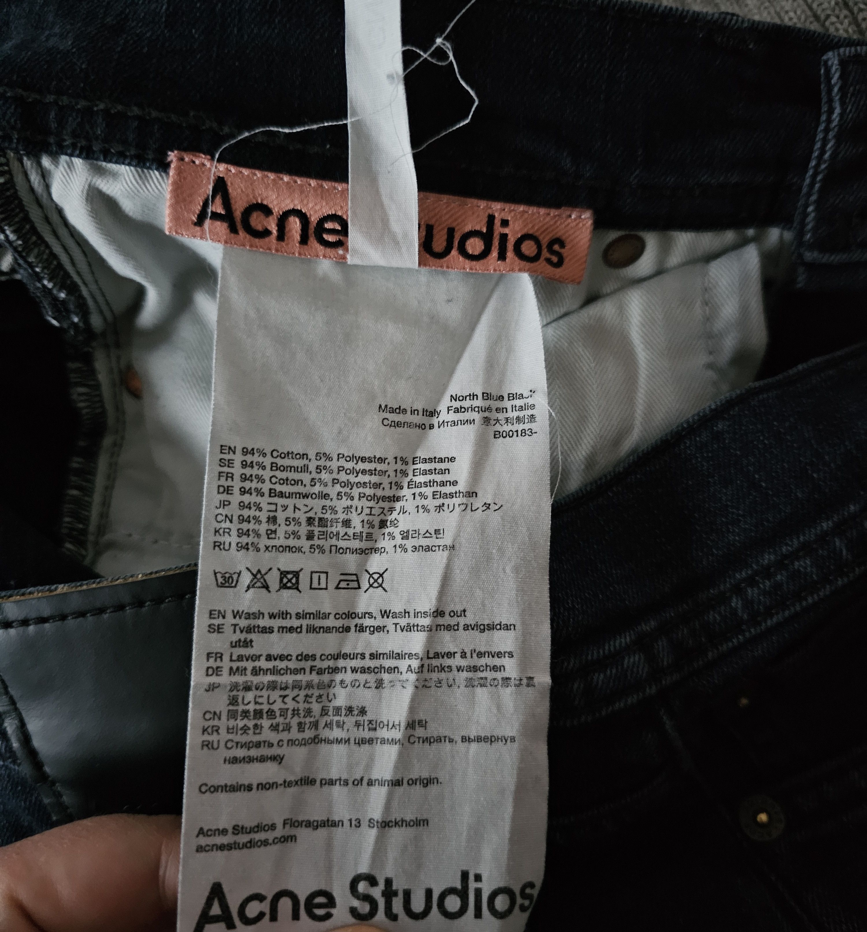 Acne Studios Acne Studios men's jeans 32x32 slim fit Size US 32 / EU 48 - 9 Thumbnail