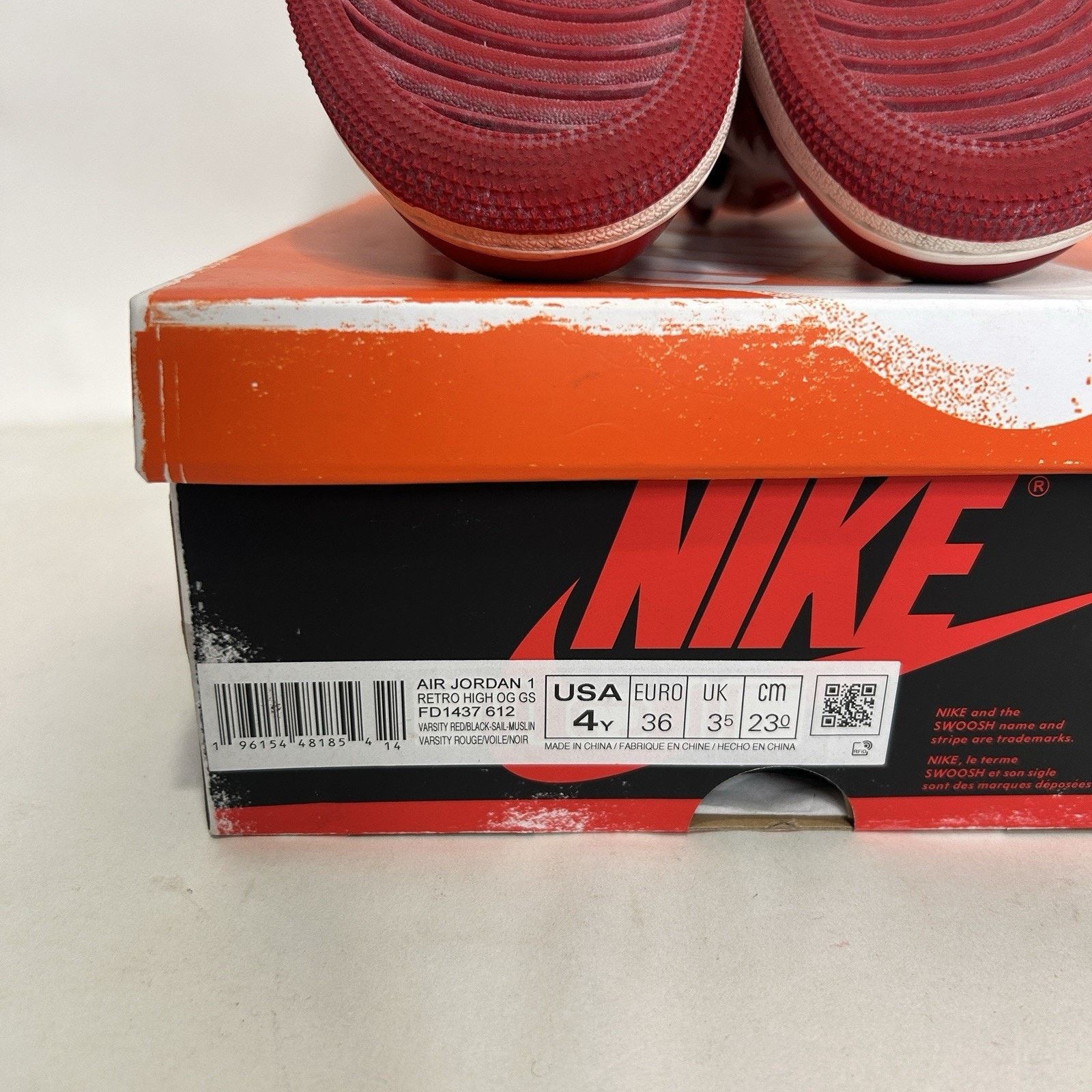 Jordan Brand Nike Air Jordan 1 Retro High GS “Chicago/Lost and Found” Size US 5.5 / IT 35.5 - 8 Thumbnail