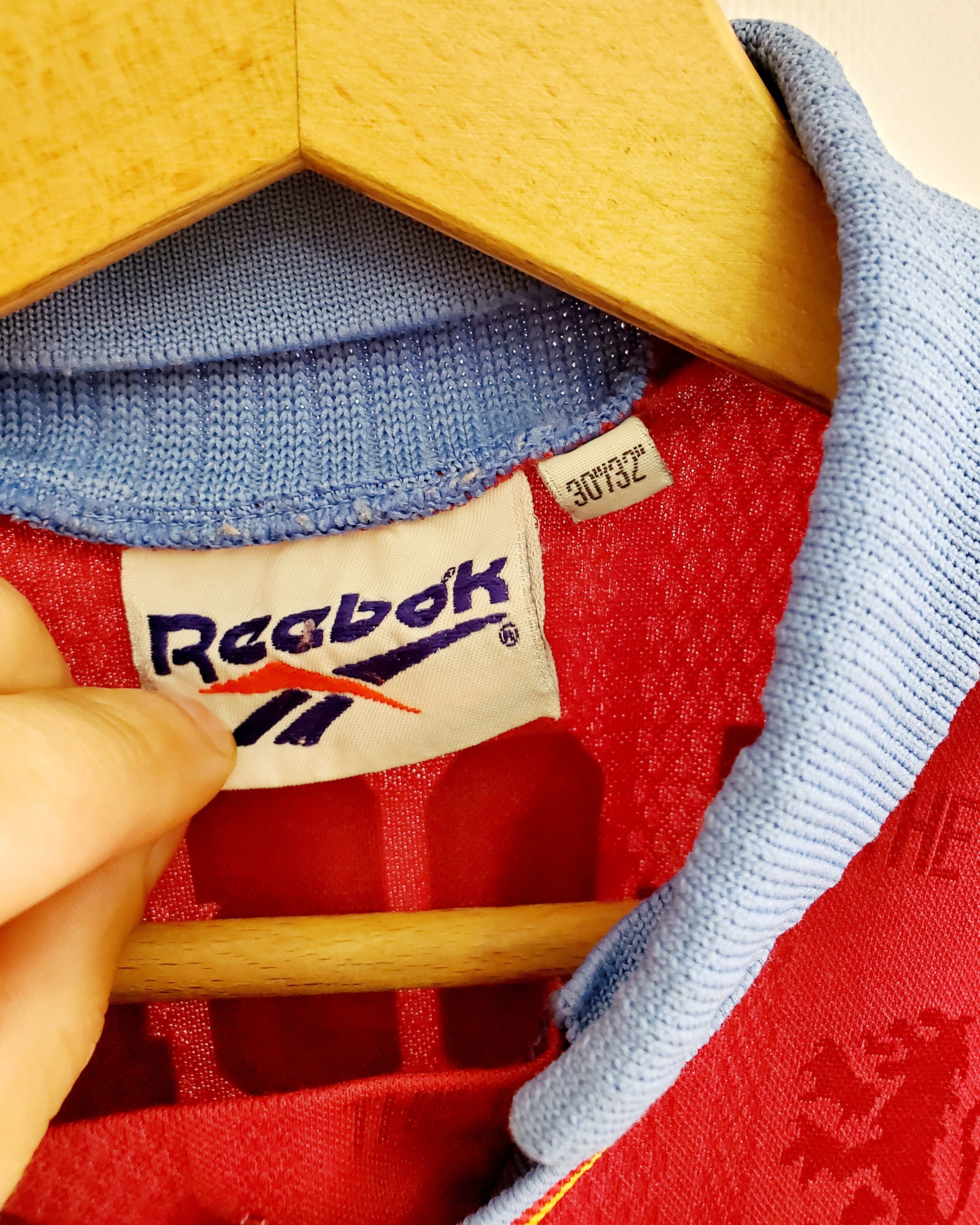 Reebok × Vintage ASTON VILLA 1995/1997 HOME #9 milosevic jersey Boys 30/32 Size US XXS / EU 40 - 5 Thumbnail