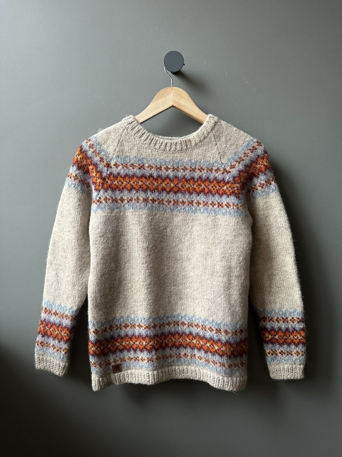 Vintage Pachamama Handknit Wool Nepal Sweater Size S Size S / US 4 / IT 40 - 1 Thumbnail