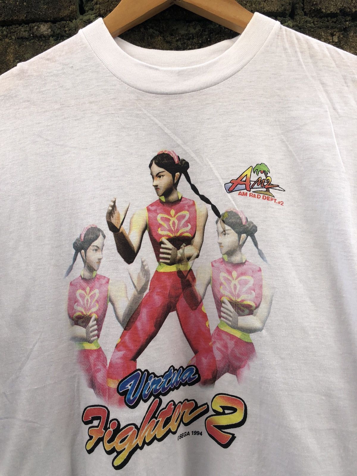 Anime Vintage Anime Virtua Fighter 2 Promo Tee X SEGA 1984 Tshirt Size US M / EU 48-50 / 2 - 2 Thumbnail