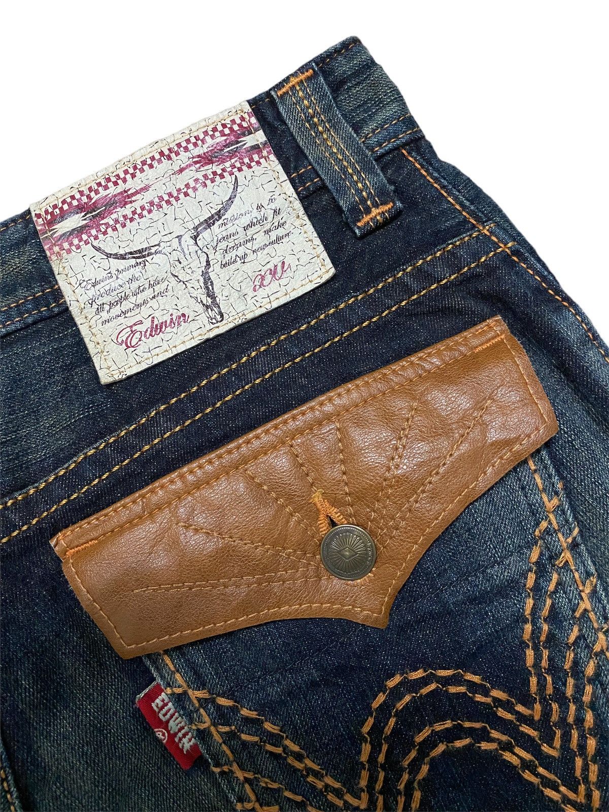Kapital Flare Jeans Clawmark Edwin Japan Denim Boot Cut Bell Bottom Size US 30 / EU 46 - 8 Thumbnail