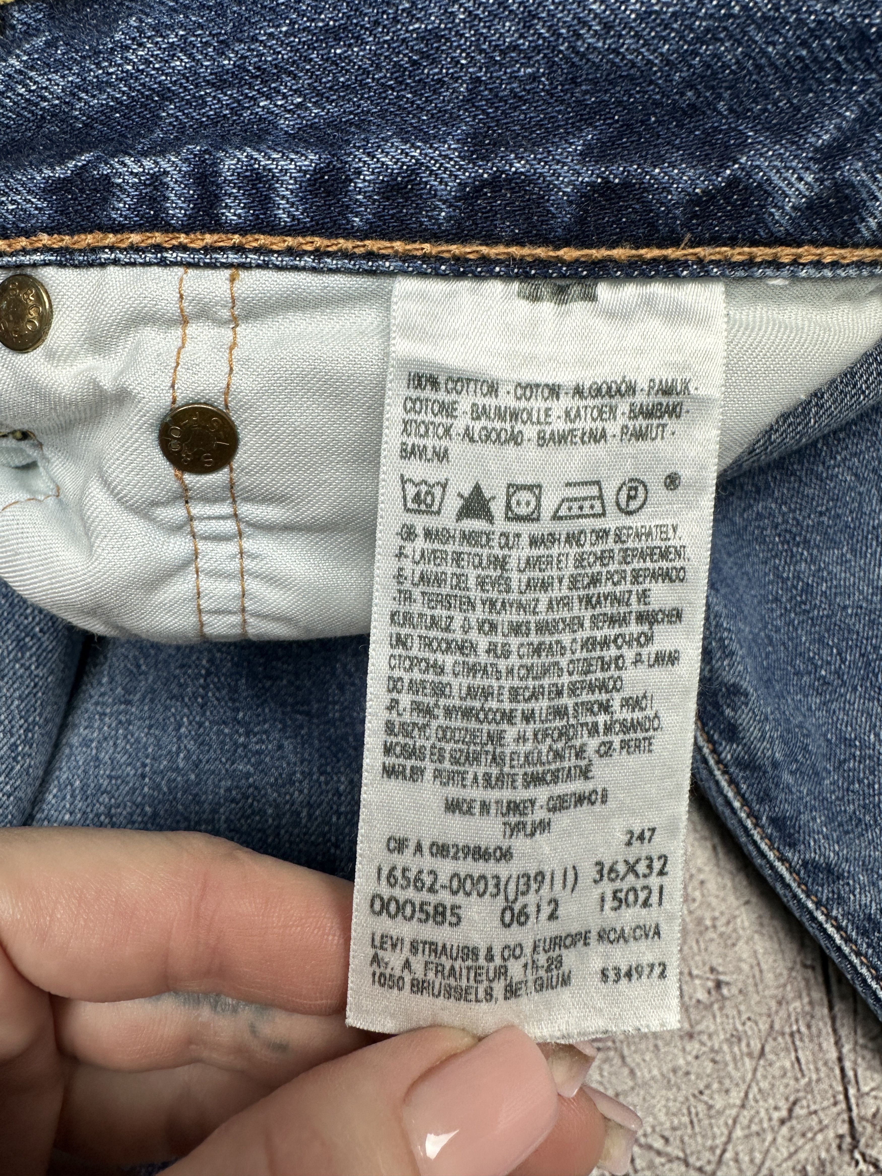 Levi's Levi's 562 Mens Denim Pants Jeans Size 36 x 32 Size US 36 / EU 52 - 9 Thumbnail