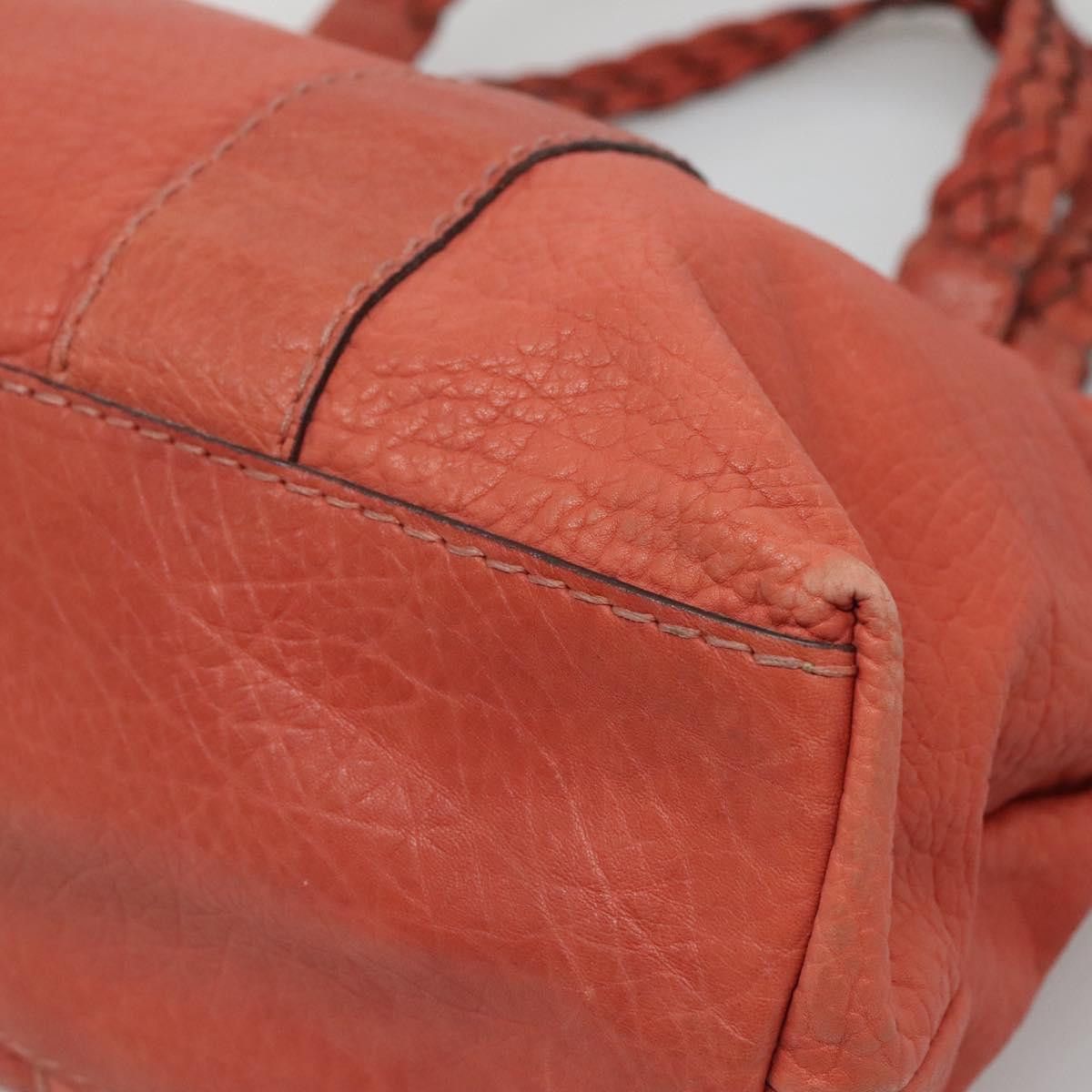 Gucci GUCCI Bamboo Tote Bag Leather Red Silver Size ONE SIZE - 12 Thumbnail