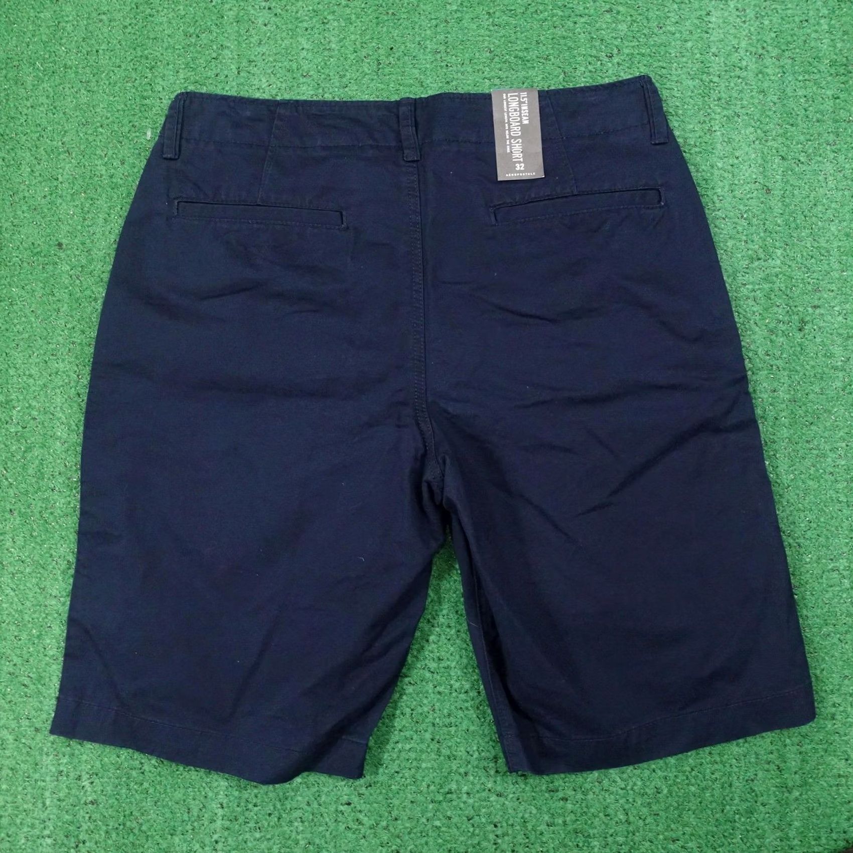 Vintage Aeropostale Shorts Mens 32 Blue Chino Pockets Longboard 11 Inseam Size US 32 / EU 48 - 3 Thumbnail