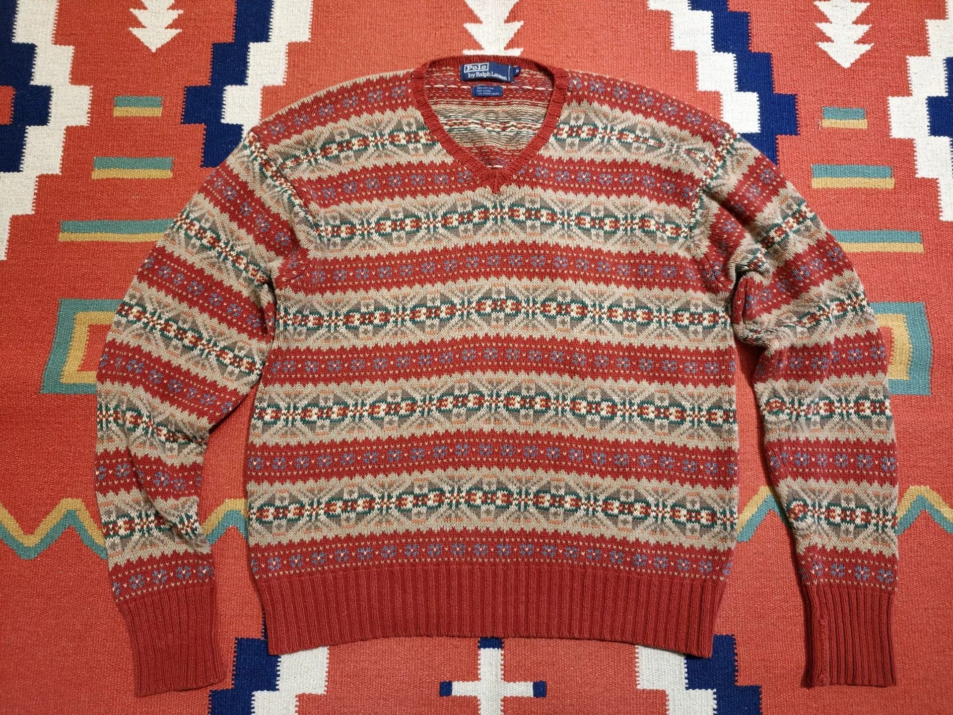 RRL Ralph Lauren Vintage Ralph Lauren Fair Isle Sweater Size US M / EU 48-50 / 2 - 1 Thumbnail