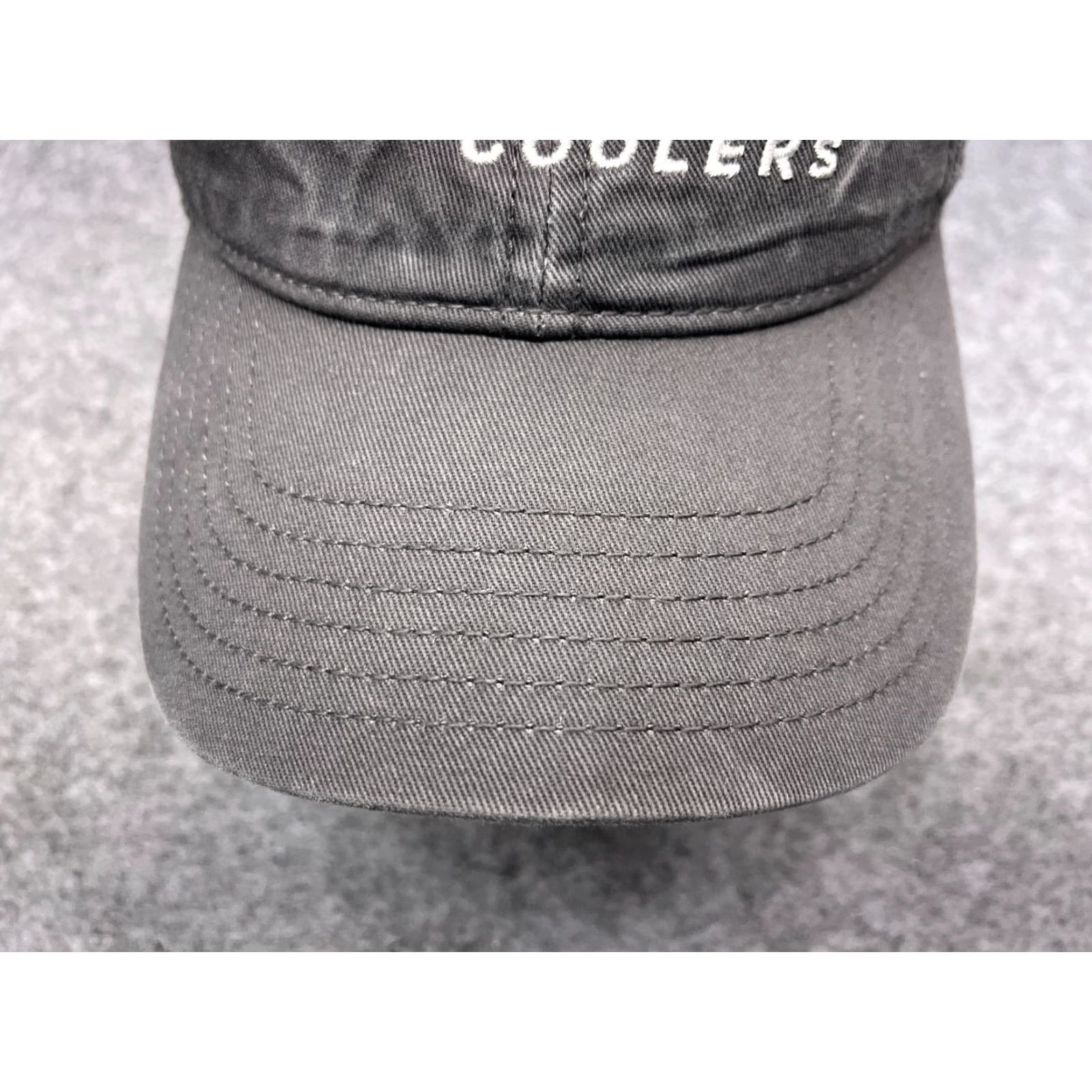 Yeti Yeti Baseball Cap Hat Cap Strap Back One Size Adult Gray 100% Cotton Twill Casual Baseball Hat Mens Size ONE SIZE - 3 Thumbnail