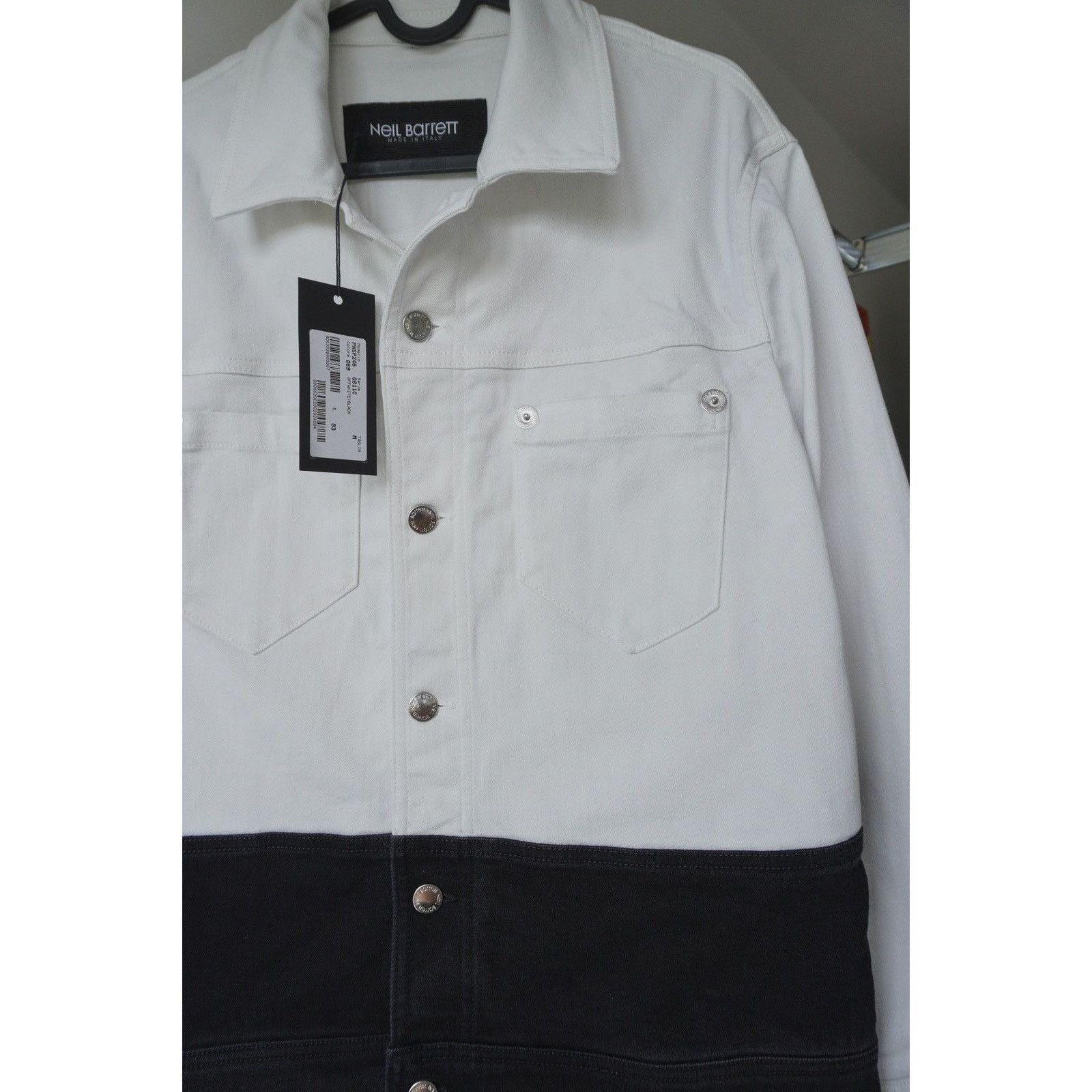Neil Barrett Neil barrett giubbo donna tessuto off white denim jacket Size US M / EU 48-50 / 2 - 3 Thumbnail