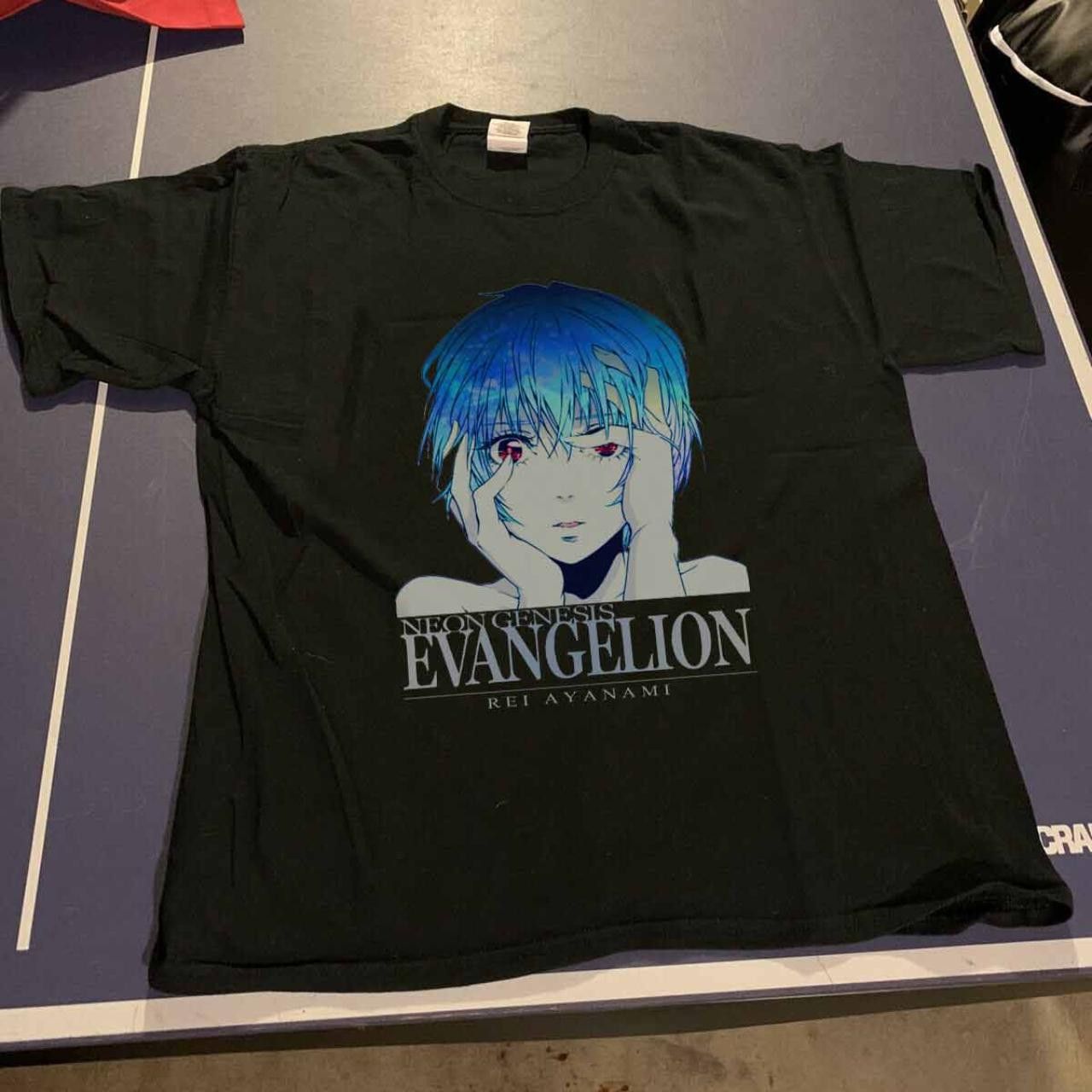 T-Shirt Neon Genesis Evangelion Rei Ayanami 'First Child' - Unisexe Taille S à 5XL - Neuf Avec étiquettes