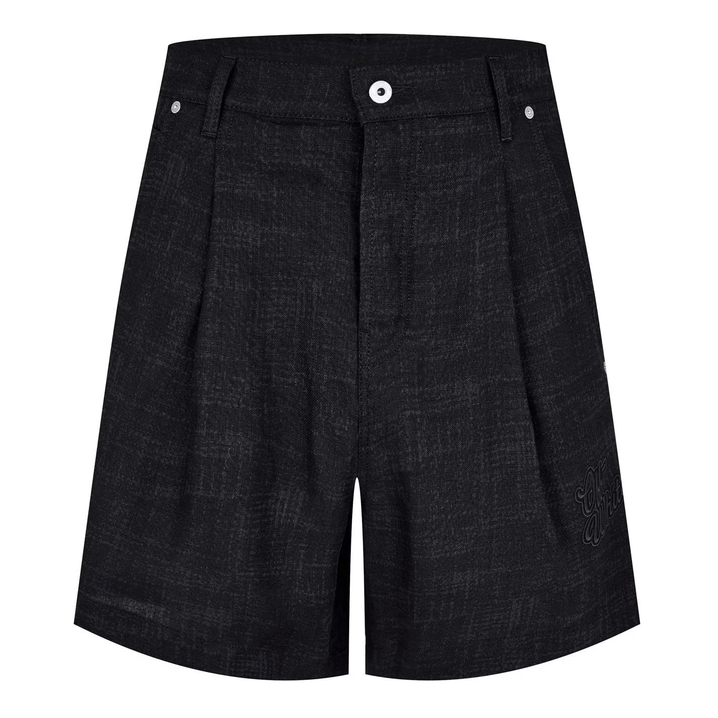 Off-White o1g2r1mq0326 Jersey Jogger Shorts in Black Size US 36 / EU 52 - 1 Thumbnail