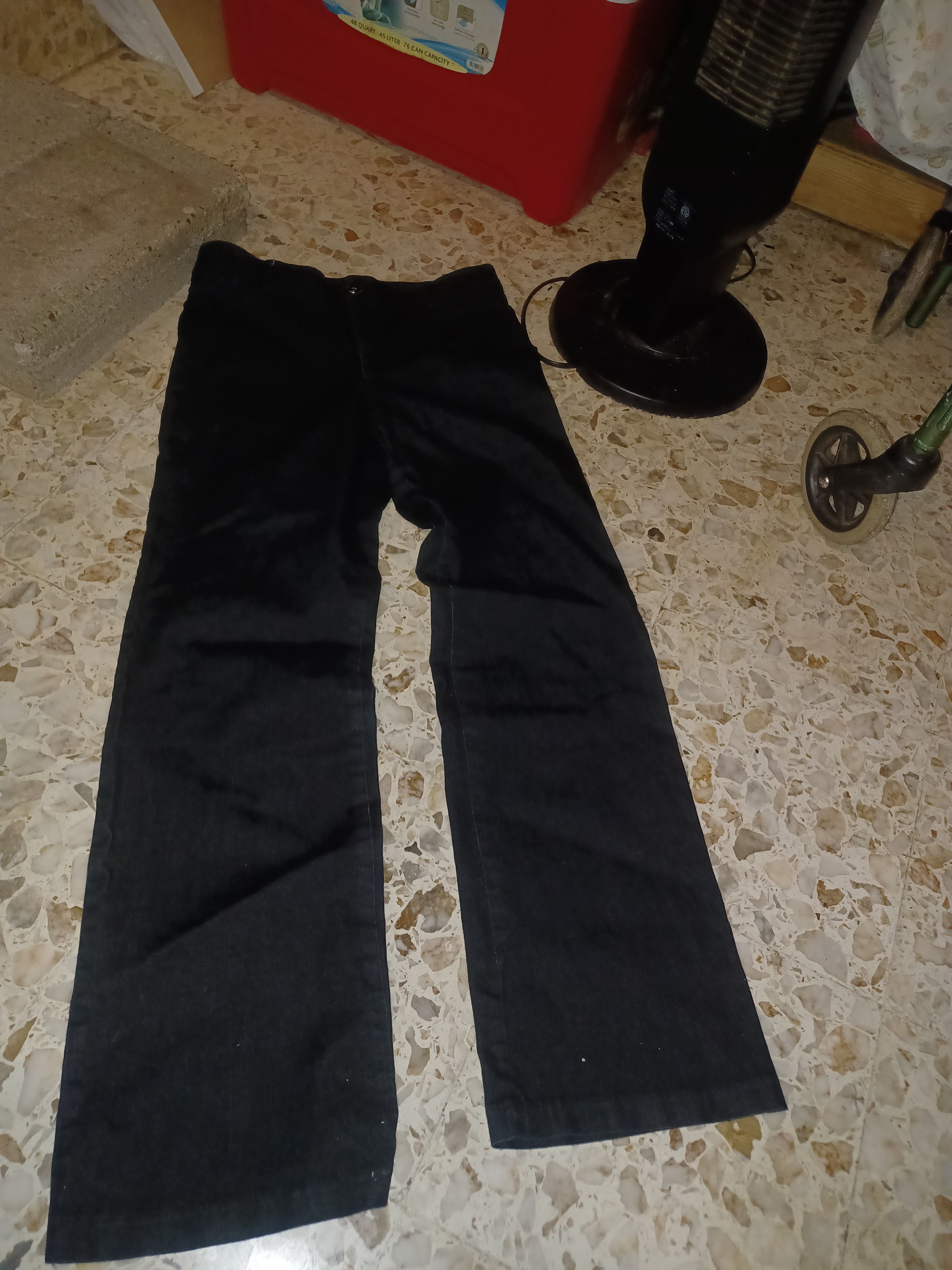 Lee Lee Women's Regular Fit Trouser Mid Rise 8 Medium Black Size 30" / US 8 / IT 44 - 1 Thumbnail
