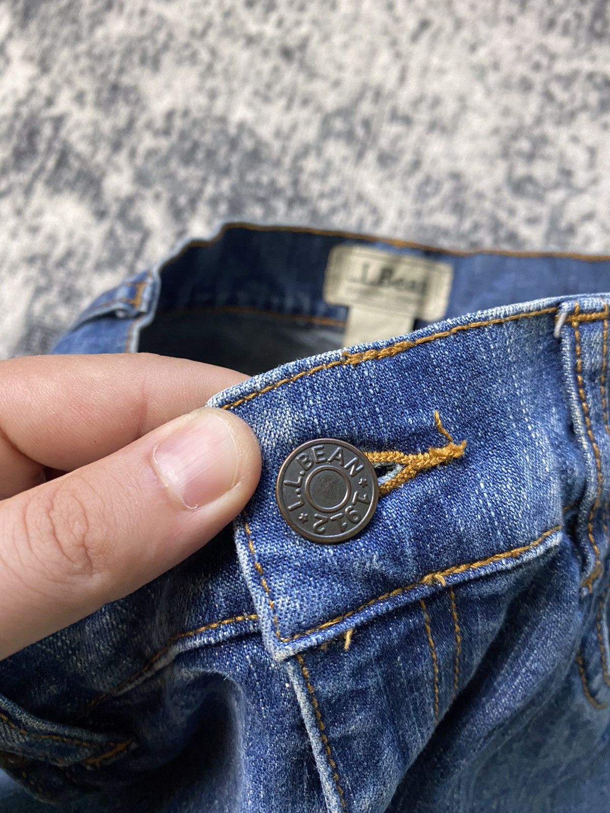 L.L. Bean × Vintage Vintage L.L.Bean Denim Jeans Classic Fit Y2K STYLE 90s Size 30" / US 8 / IT 44 - 5 Thumbnail