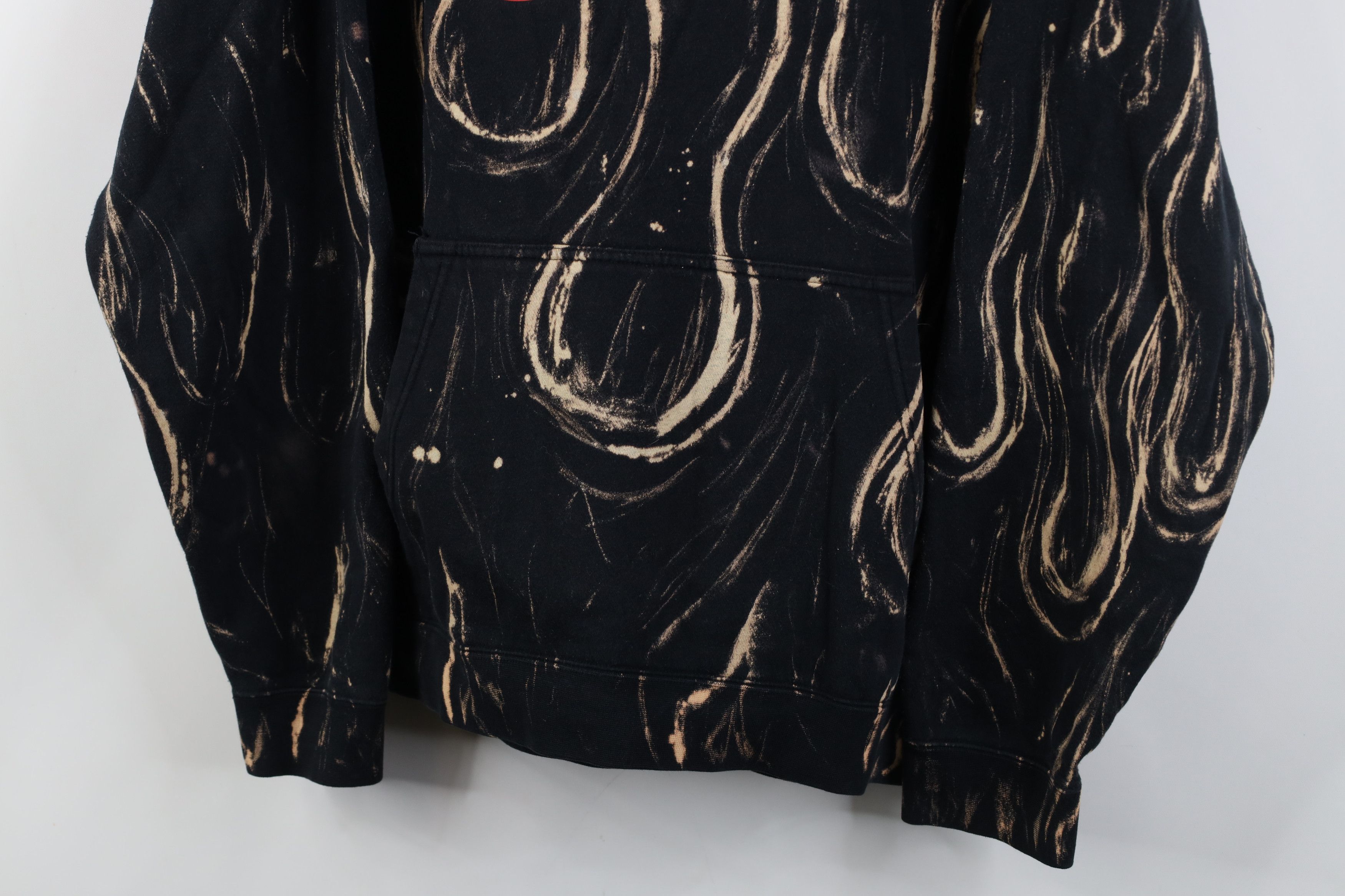 Nike Vintage Y2K Nike Fire Flames Travis Scott Big Swoosh Hoodie Size US XL / EU 56 / 4 - 3 Thumbnail