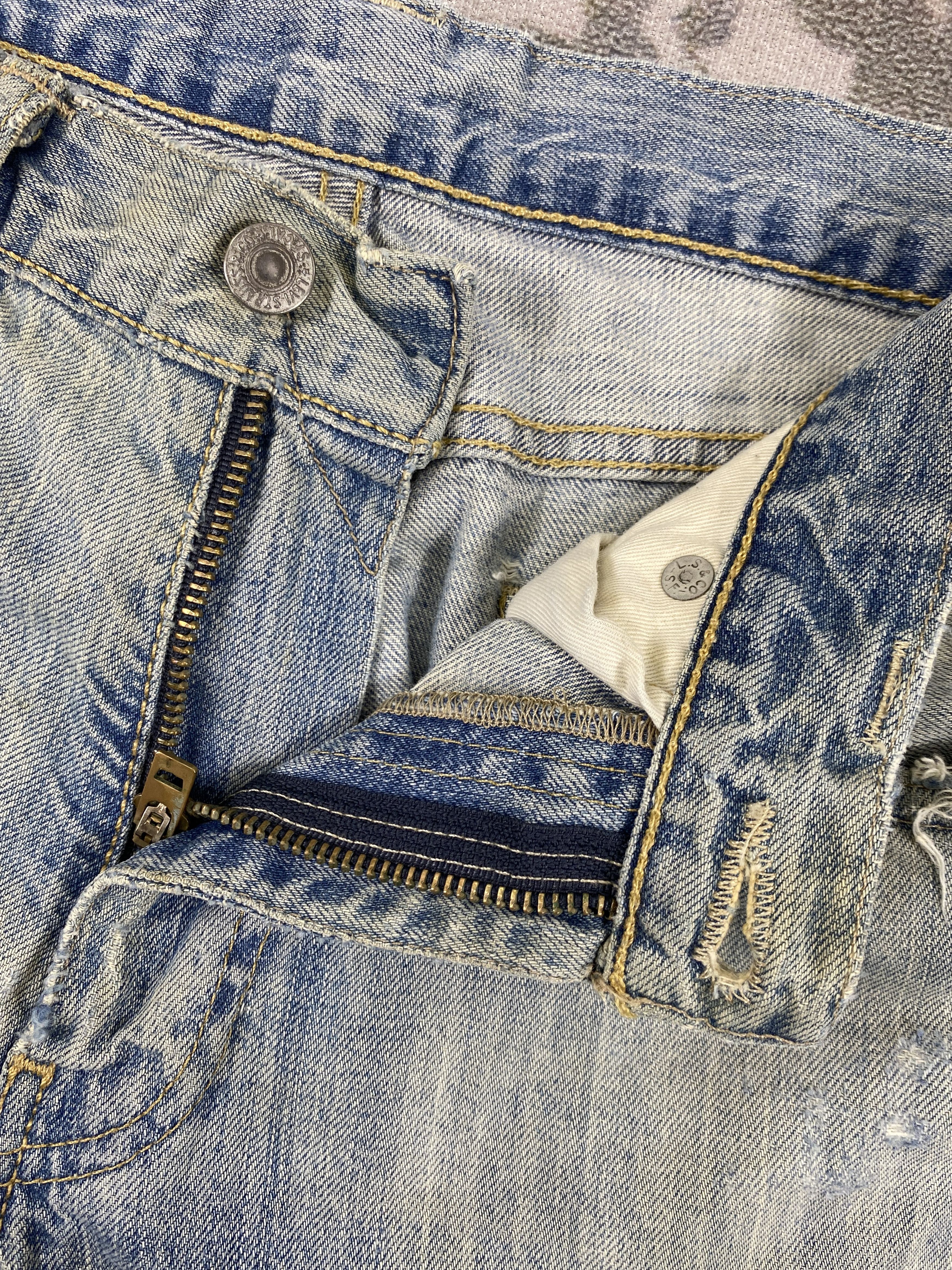 Levi's Distressed Blue Vintage Levi's 505 Jeans 32x31.5 - JN3549 Size US 32 / EU 48 - 7 Thumbnail