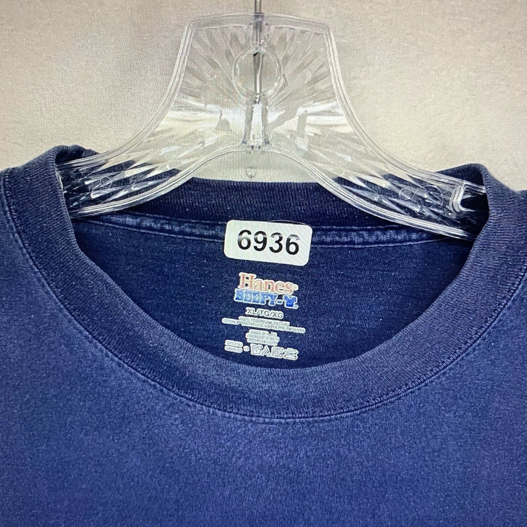 Hanes VINTAGE Hanes Men’s T-Shirt XL Short Sleeve Crew Neck Graphic Print 90s Workwear Gators Blue Size US XL / EU 56 / 4 - 6 Thumbnail