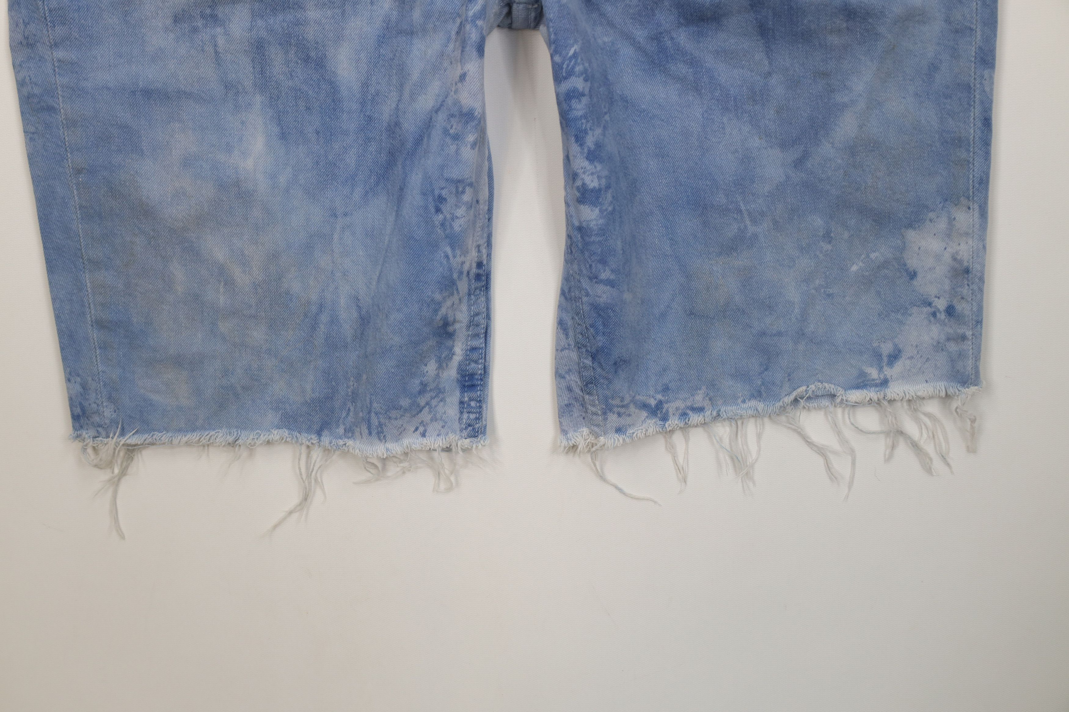Levi's Vintage Y2K Levis 511 Off Acid Wash Denim Jean Shorts Jorts Size US 38 / EU 54 - 4 Thumbnail