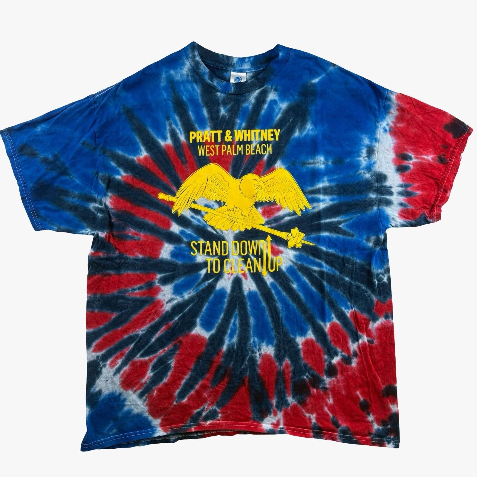Other VTG Pratt & Whitney 100% Cotton West Palm Beach Tie-Dye T-Sh Size US XL / EU 56 / 4 - 2 Thumbnail