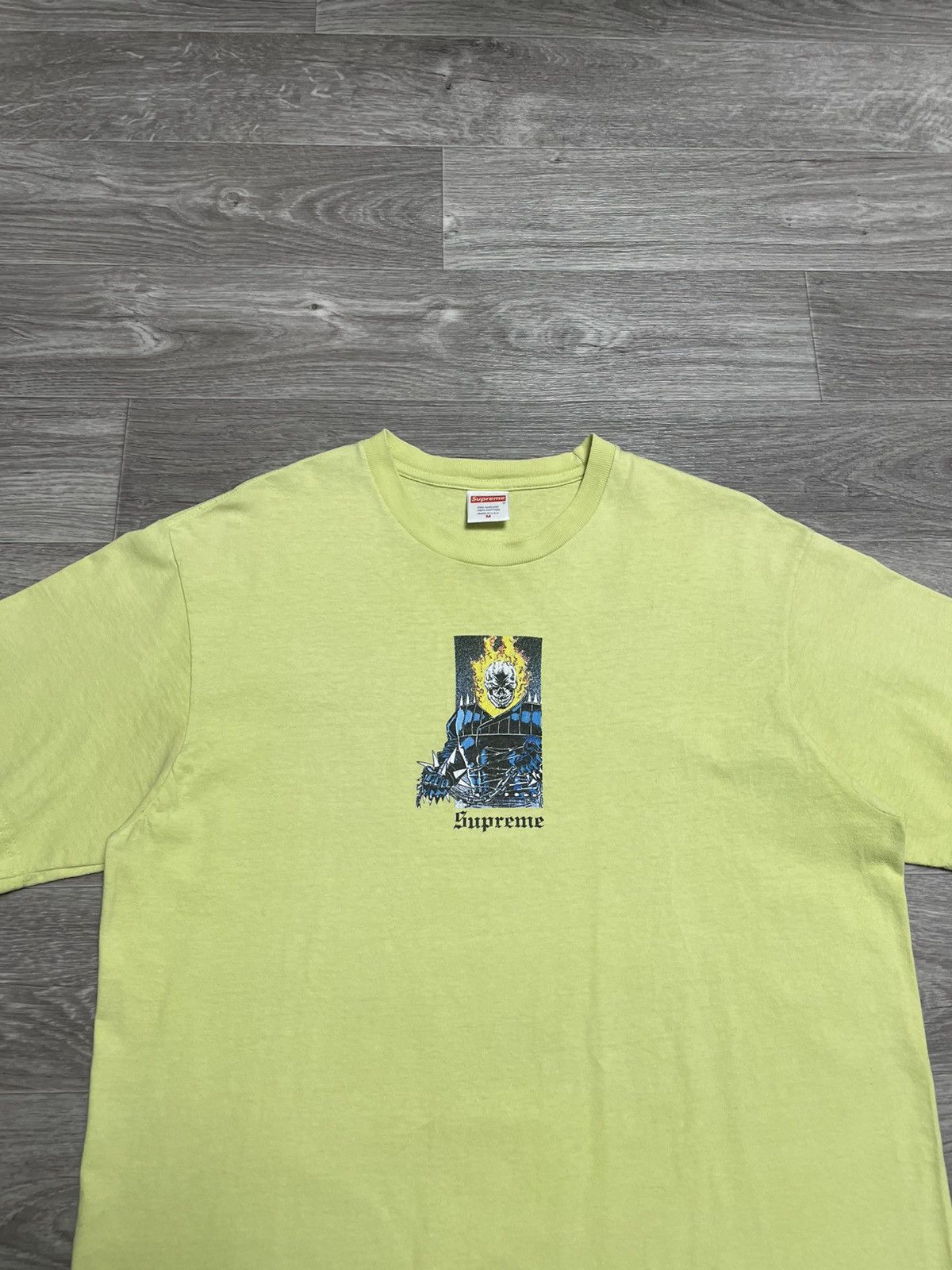 Supreme Supreme x Marvel Ghost Rider Neon T-Shirt Size US M / EU 48-50 / 2 - 2 Thumbnail