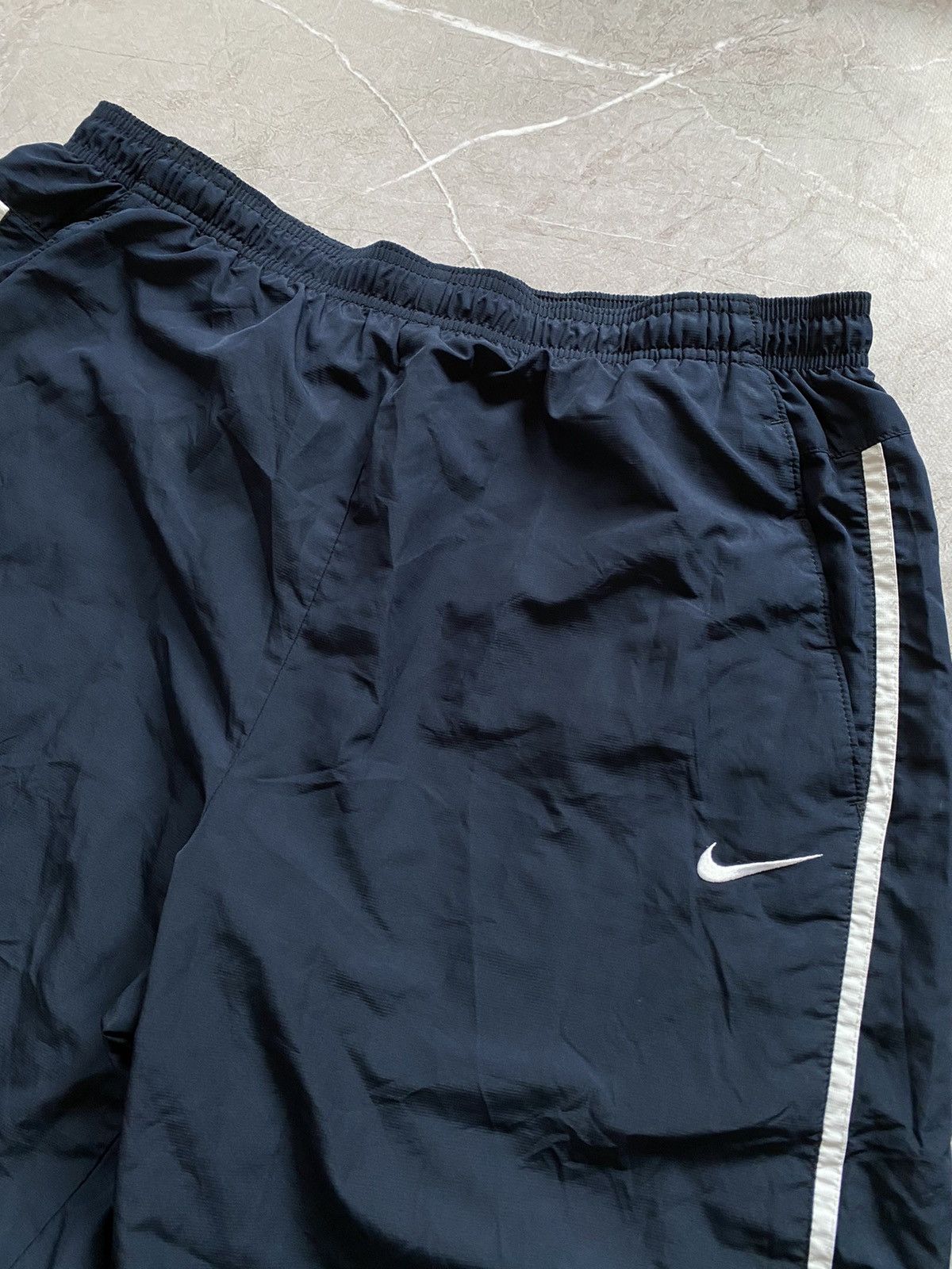 Nike Vintage Y2K Nike Baggy Drill Swoosh Blue 90s Pants Size US 34 / EU 50 - 4 Thumbnail