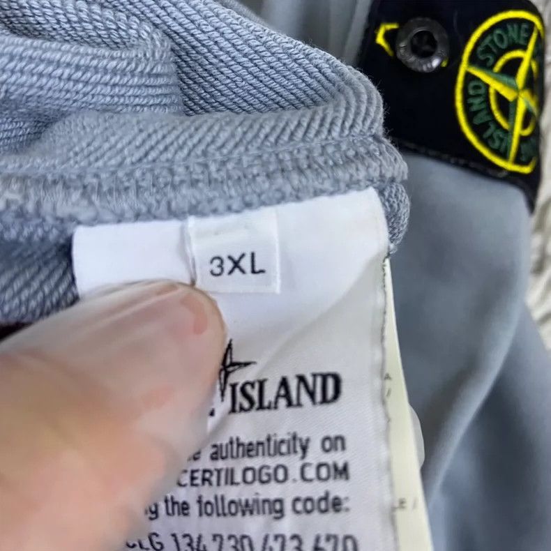 Stone Island Stone Island Blue Hoodie with Drawstrings -2506 Size US XXL / EU 58 / 5 - 6 Thumbnail