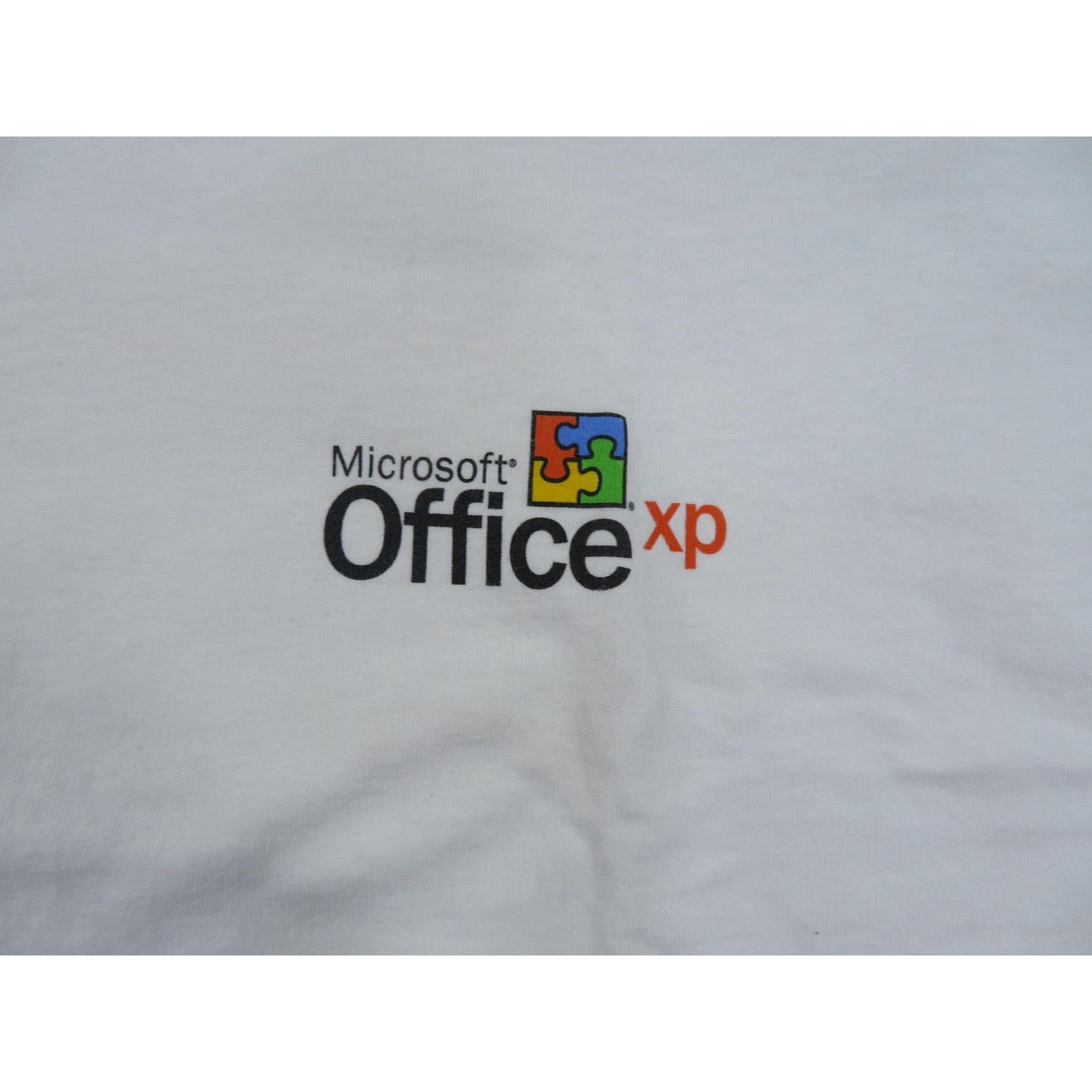 Fruit Of The Loom Microsoft Windows XP T-shirt, White Double Sided, Sz XL Y2K Size US XL / EU 56 / 4 - 2 Thumbnail