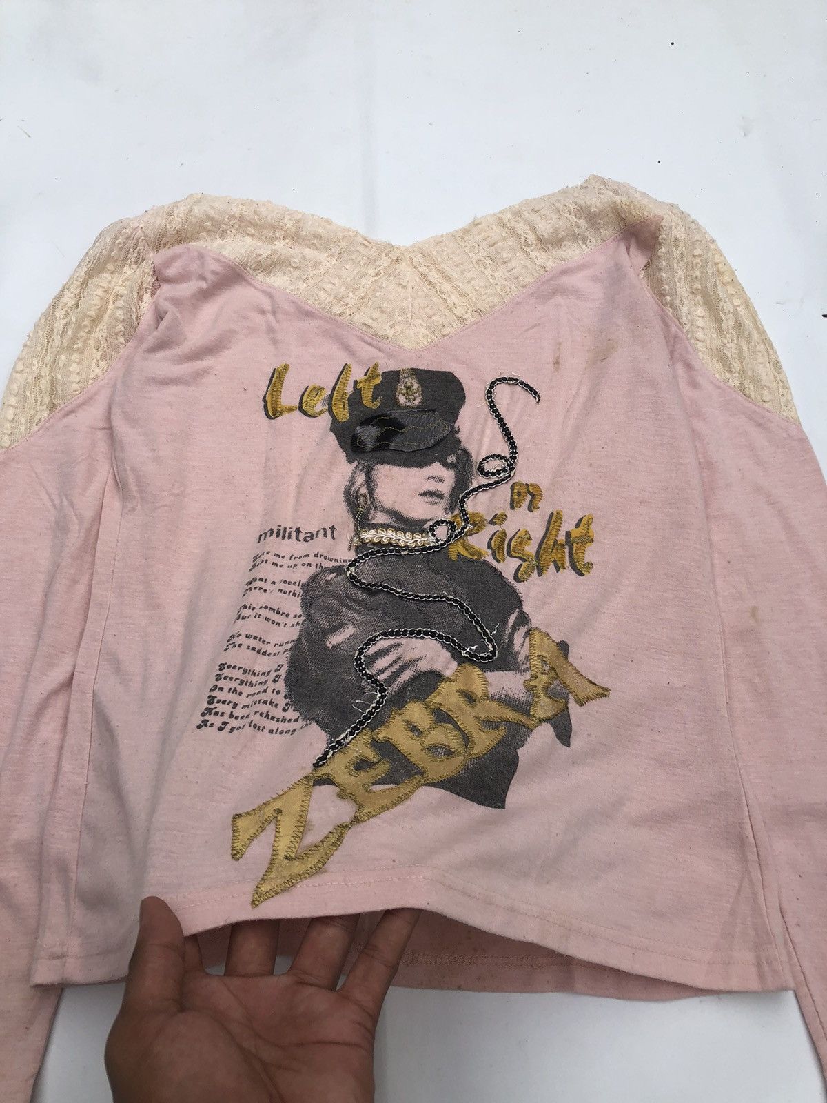 Hysteric Glamour JAPANESE LEFT RIGHT ZEPRA ROCK PUNK LONG SLEEVE Size US M / EU 48-50 / 2 - 2 Thumbnail