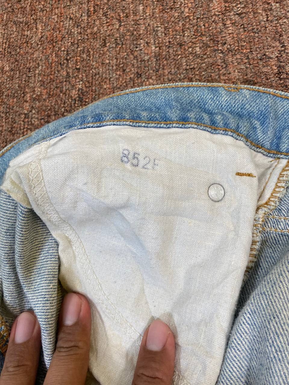 Levi's vintage levis 505 orange tab short denim nice design Size US 36 / EU 52 - 8 Thumbnail