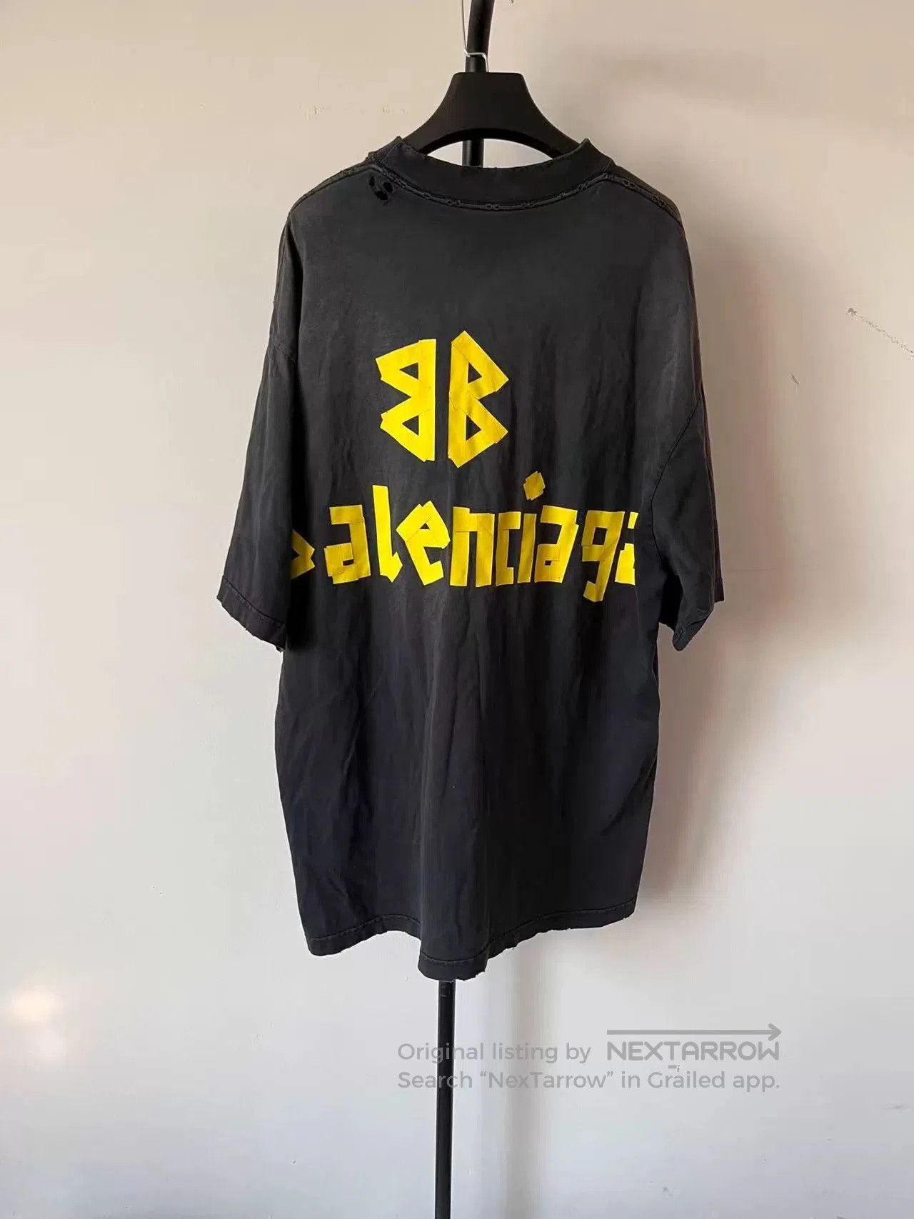 Balenciaga Balenciaga Printed Loose Short Sleeve T-Shirt. Size US L / EU 52-54 / 3 - 2 Thumbnail