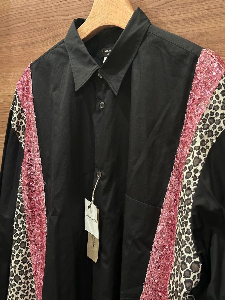 Comme des Garcons COMME des GARCONS leopard sequined shirt-2506 Size US L / EU 52-54 / 3 - 4 Thumbnail