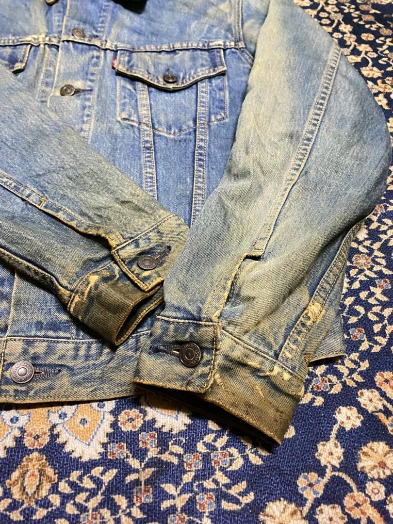 Levi's Vintage Clothing Vintage 90s Levi's Distessed Denim Jacket Size US S / EU 44-46 / 1 - 9 Thumbnail