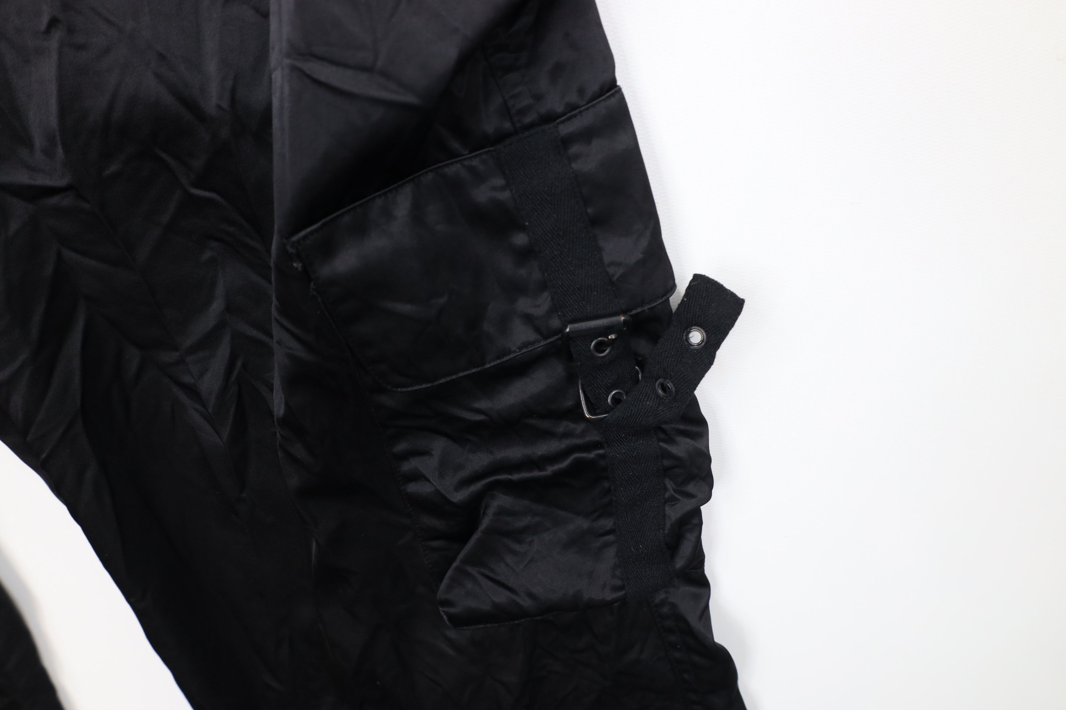 Vintage Vintage 90s Y2K Streetwear Goth Wide Leg Cargo Pants Size 30" / US 8 / IT 44 - 6 Thumbnail