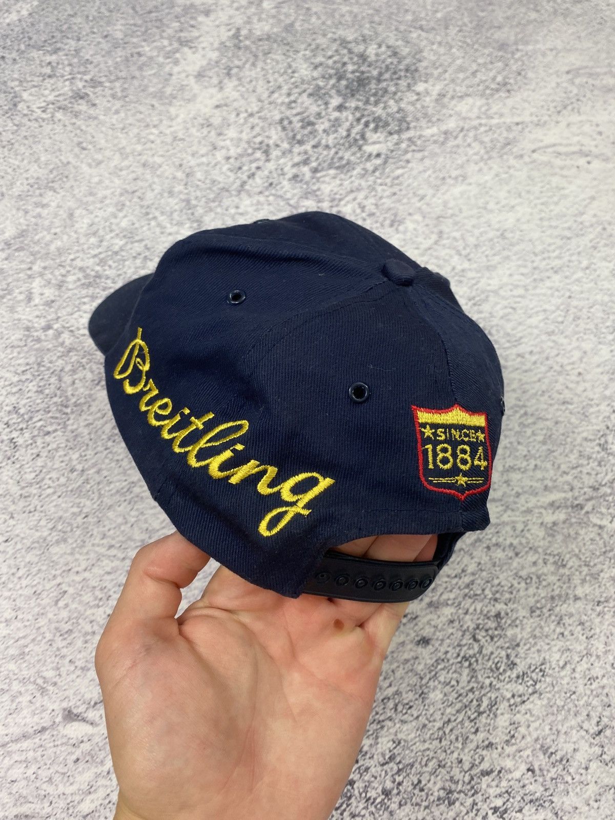 Breitling × Vintage Vintage Breitling Embroidered Logo Adjustable Cap Hat Size ONE SIZE - 4 Thumbnail