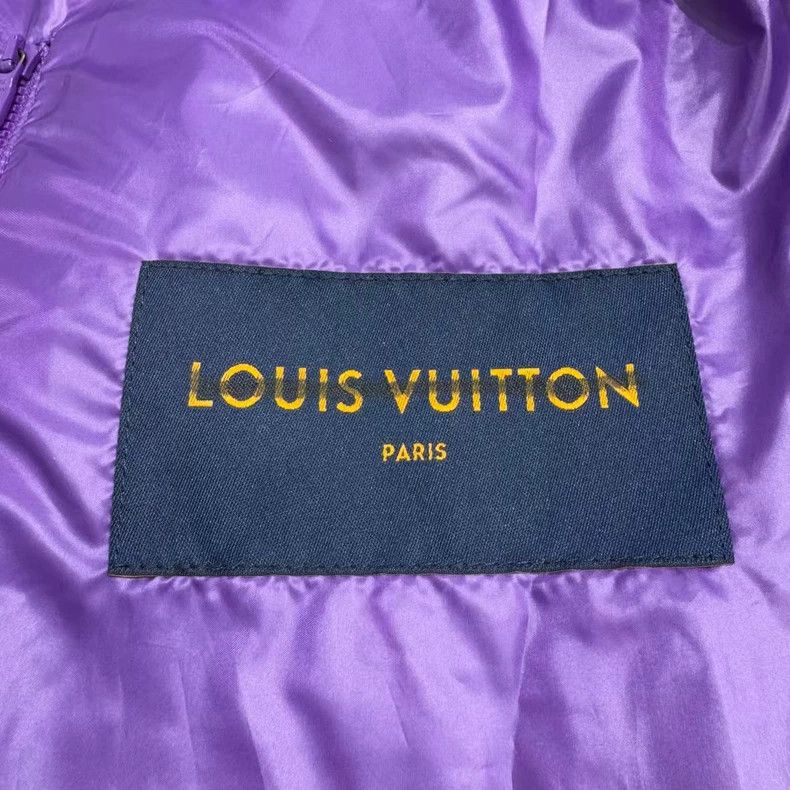 Louis Vuitton Louis Vuitton Purple embossed three-flower down jacket 2501 Size US L / EU 52-54 / 3 - 4 Thumbnail