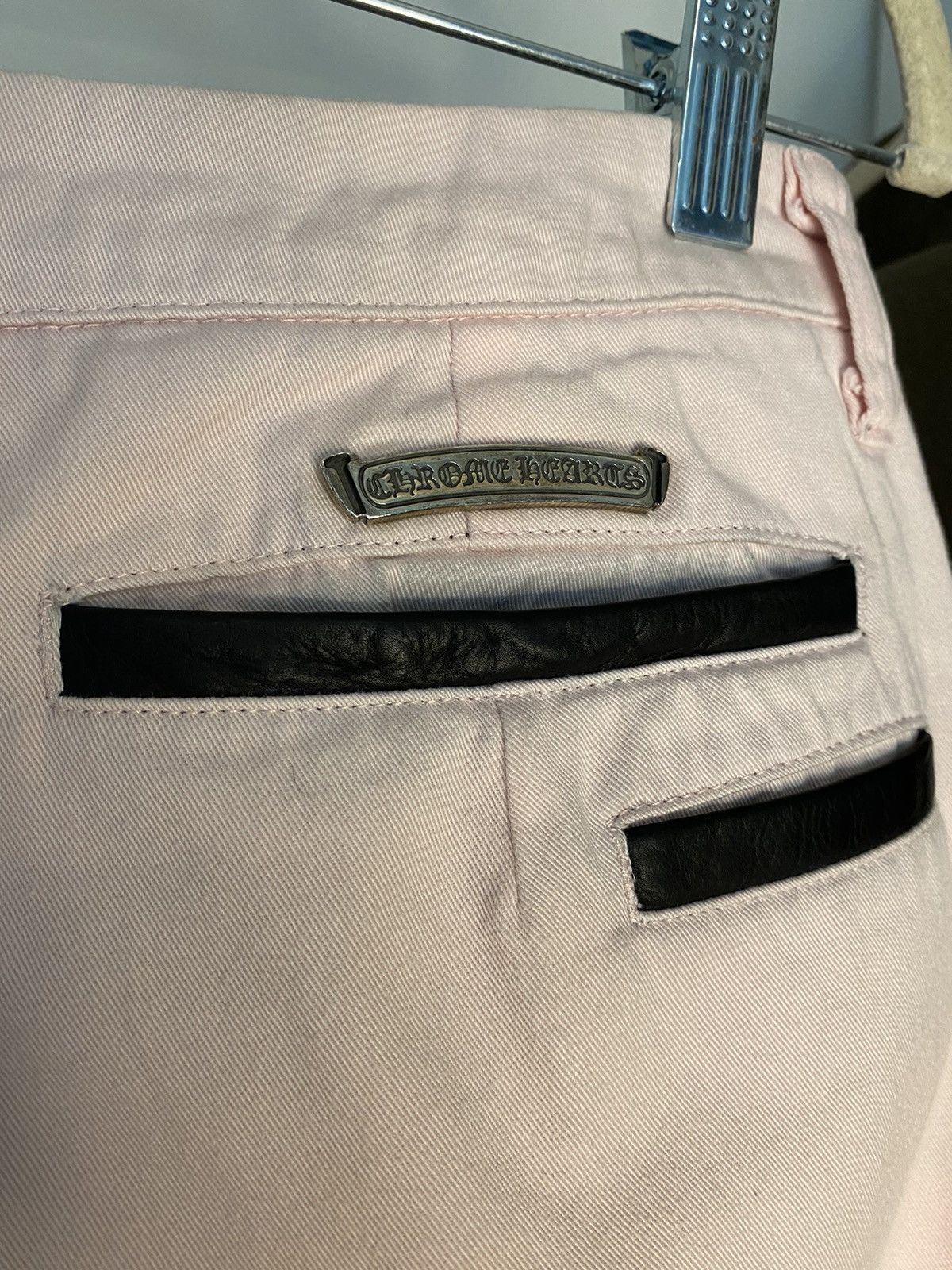 Chrome Hearts Chrome Hearts 1 of 1 Pink 99 Eyez Matty Boy Chino Pants Size US 29 - 4 Thumbnail