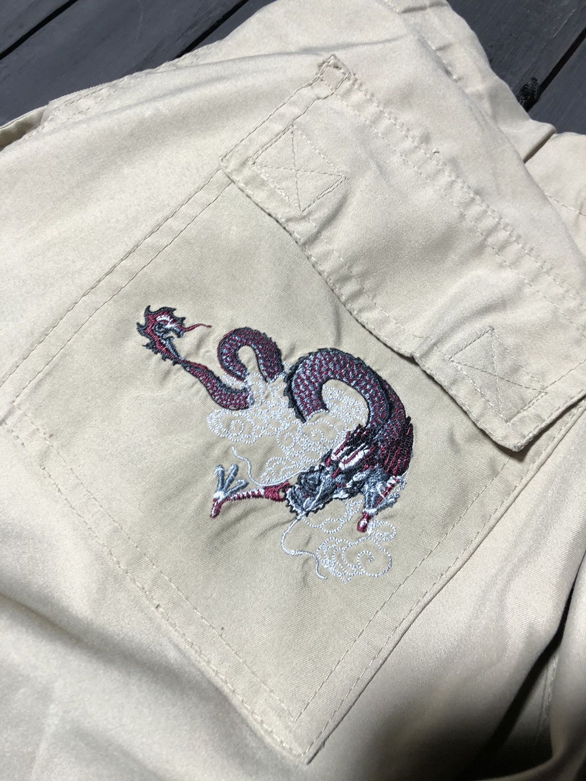Hysteric Glamour × Japanese Brand VTG BALENCIAGA JUNYA WATANABE STYLE WASHED CARGO JEANS 90s Size US 32 / EU 48 - 6 Thumbnail