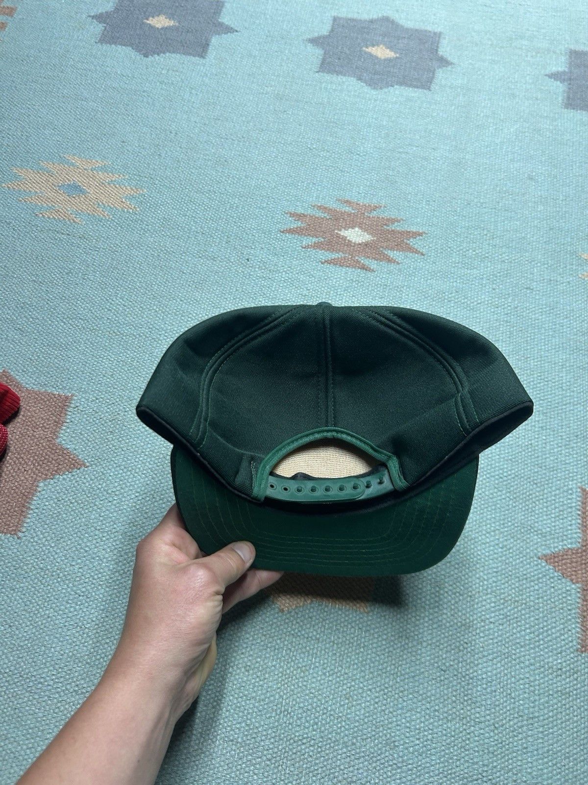 Vintage Vtg 80s trucker hat Sequin Lumber Co Michigan SnapBack USA Size ONE SIZE - 4 Thumbnail