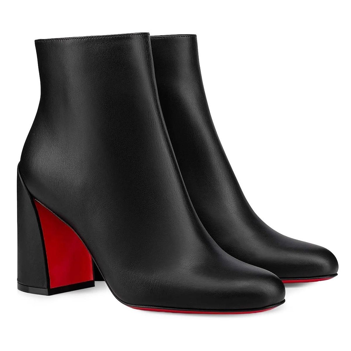 Christian Louboutin Christian Louboutin Black Jane Booty 85 Leather Boots 35 Size US 5 / IT 35 - 2 Thumbnail
