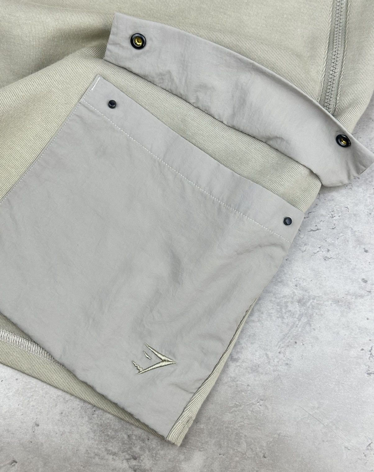 Gymshark Gymshark Cargo Shorts Men XL Grey Green Hybrid Heavy Cotton Size US 36 / EU 52 - 5 Thumbnail